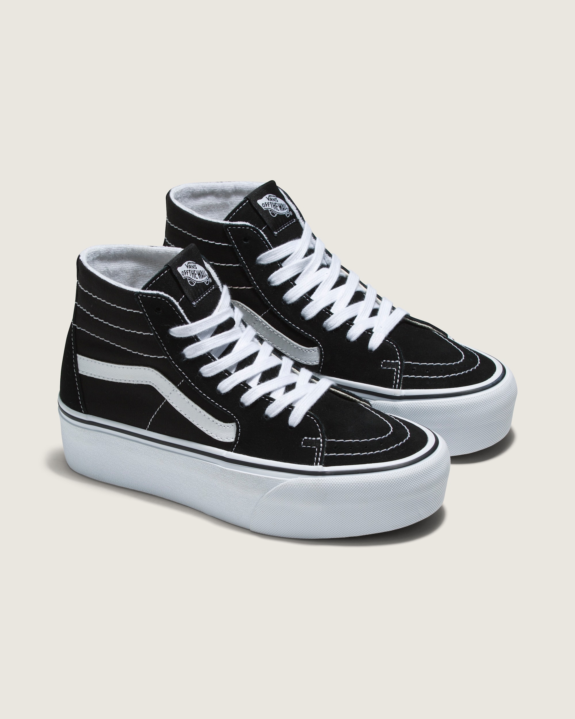 Sk8Hi Tapered Platform Shoe VANS Black  True White ALT1