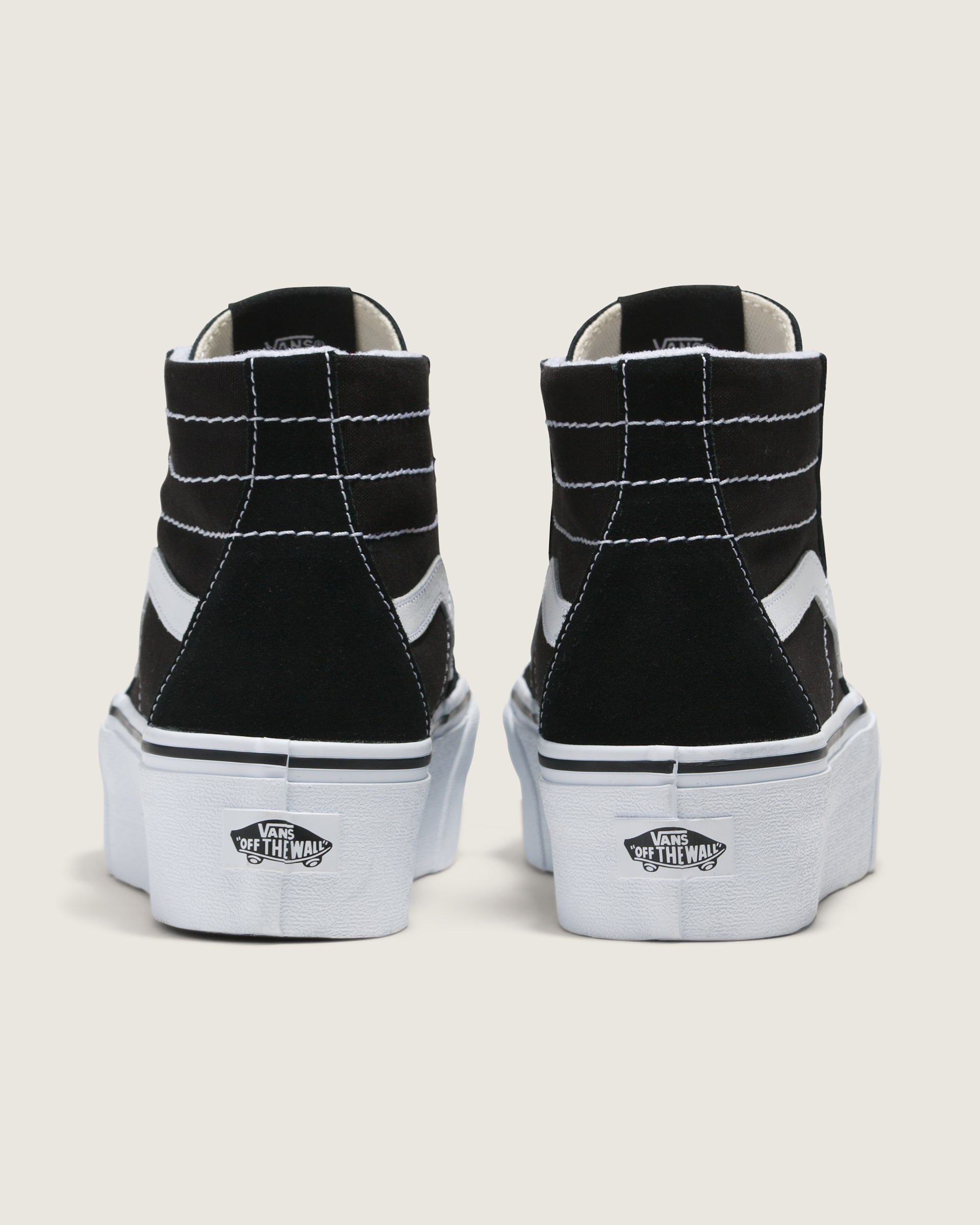 Sk8Hi Tapered Platform Shoe VANS Black  True White ALT3