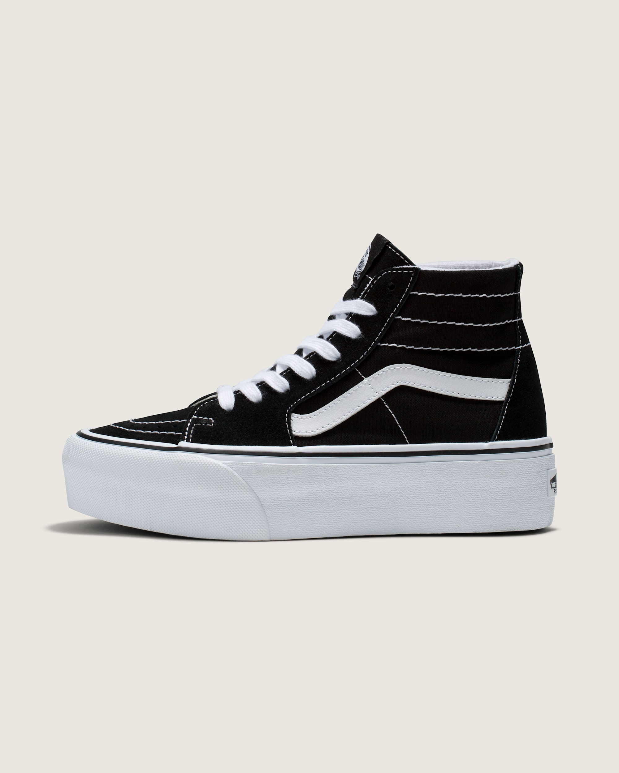 Sk8Hi Tapered Platform Shoe VANS Black  True White HERO