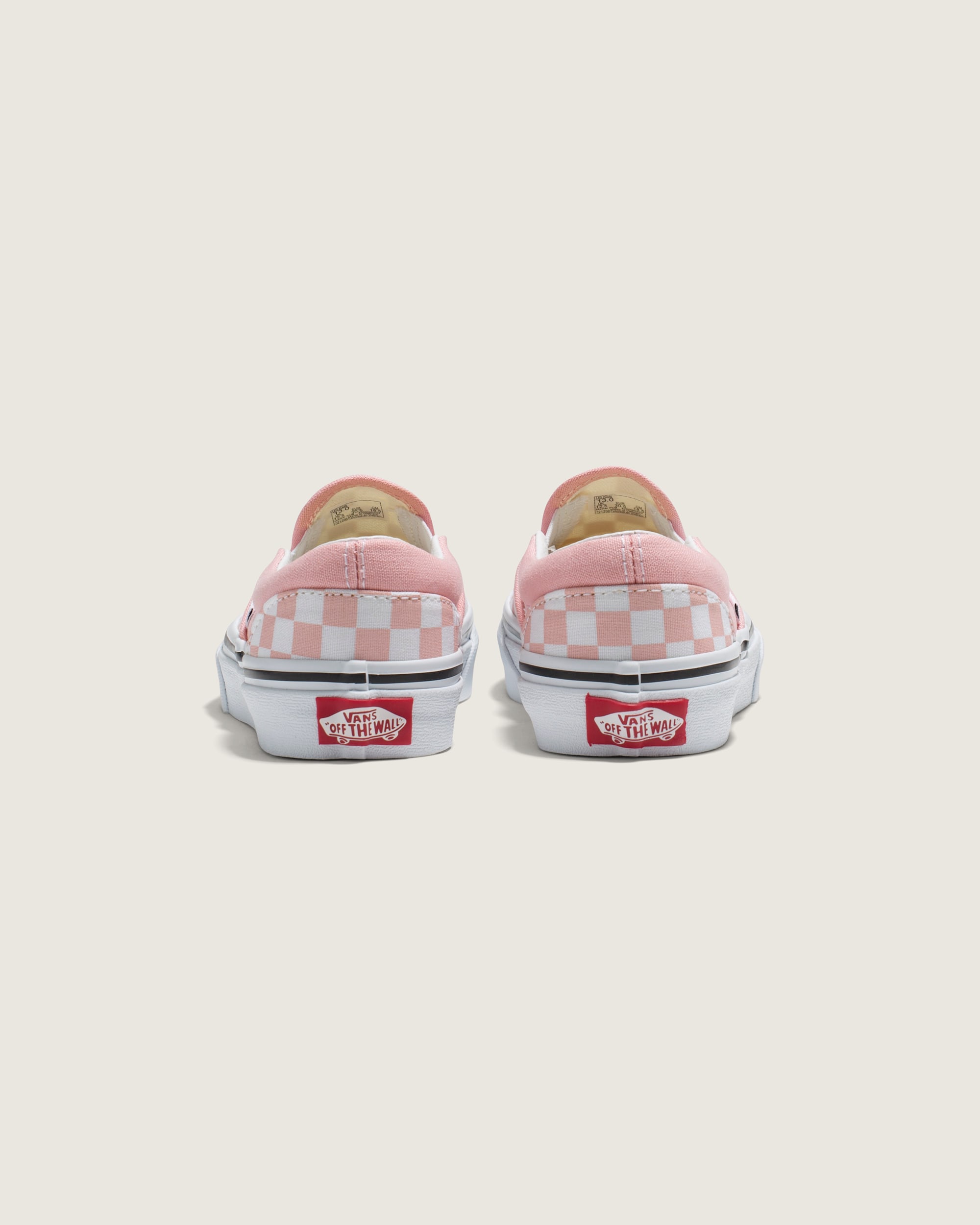Little Kids Classic SlipOn Checkerboard Shoe VANS Powder Pink  True White ALT3