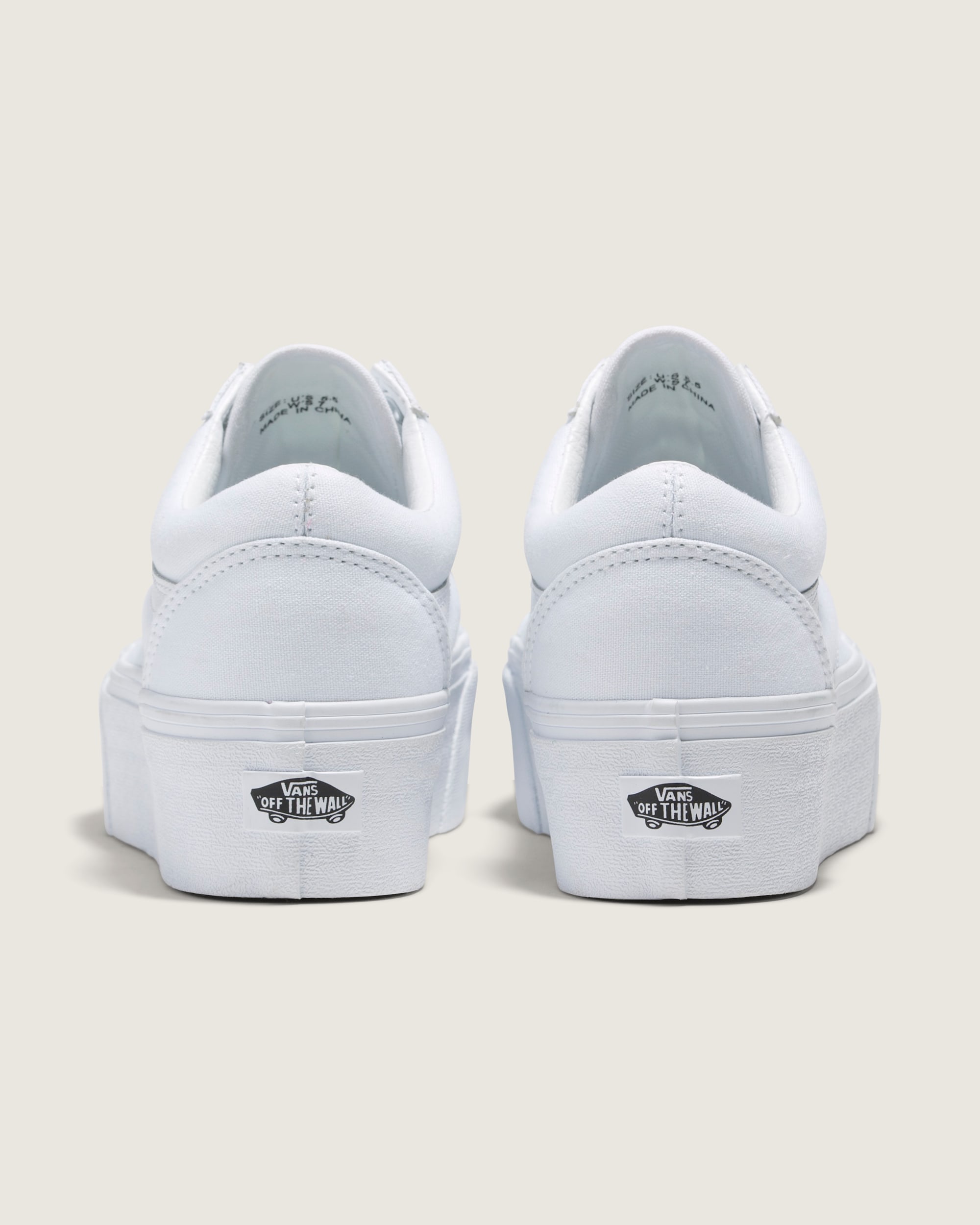 Old Skool Platform Shoe VANS True White ALT3