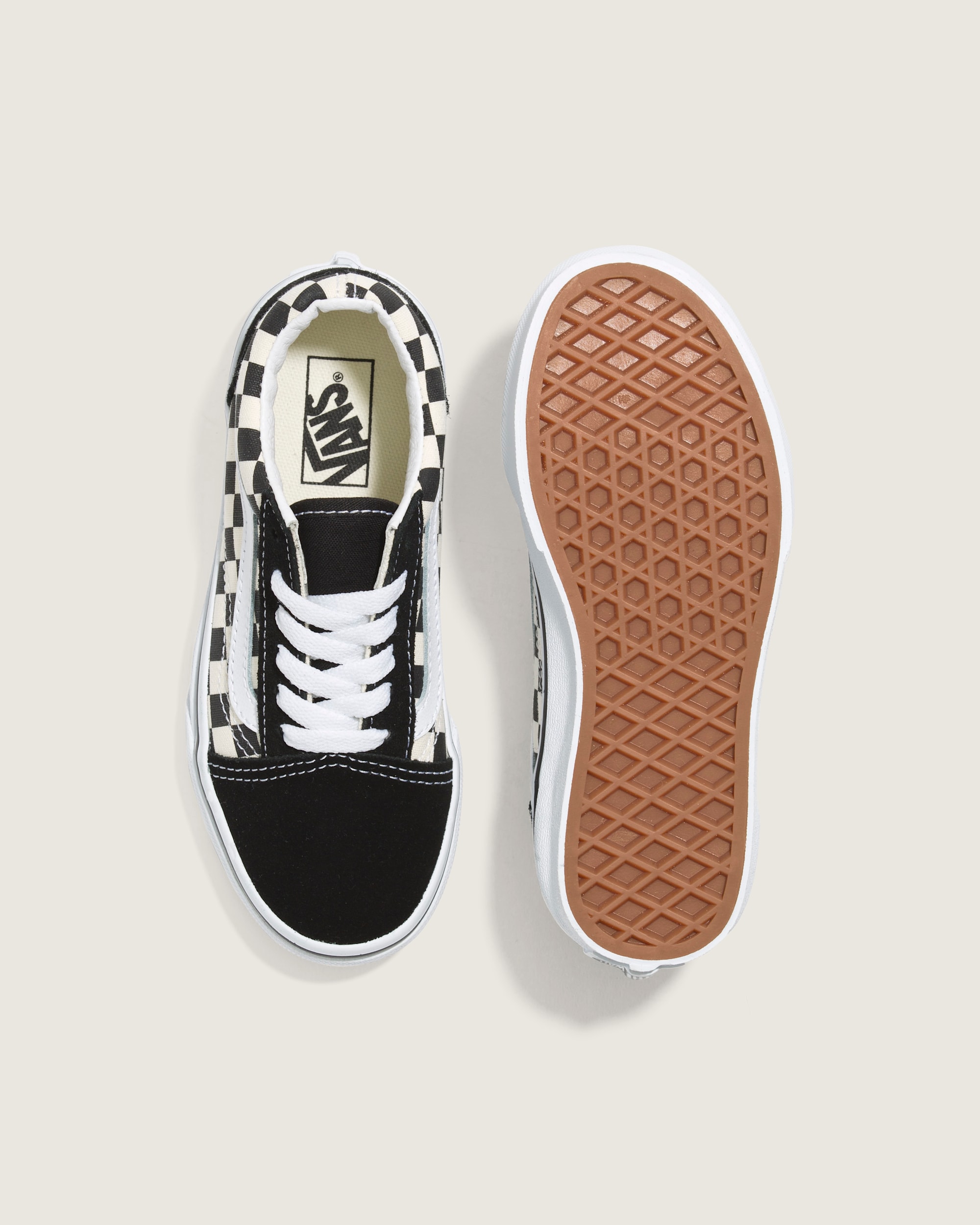 Little Kids Old Skool Shoe VANS Black  White ALT2