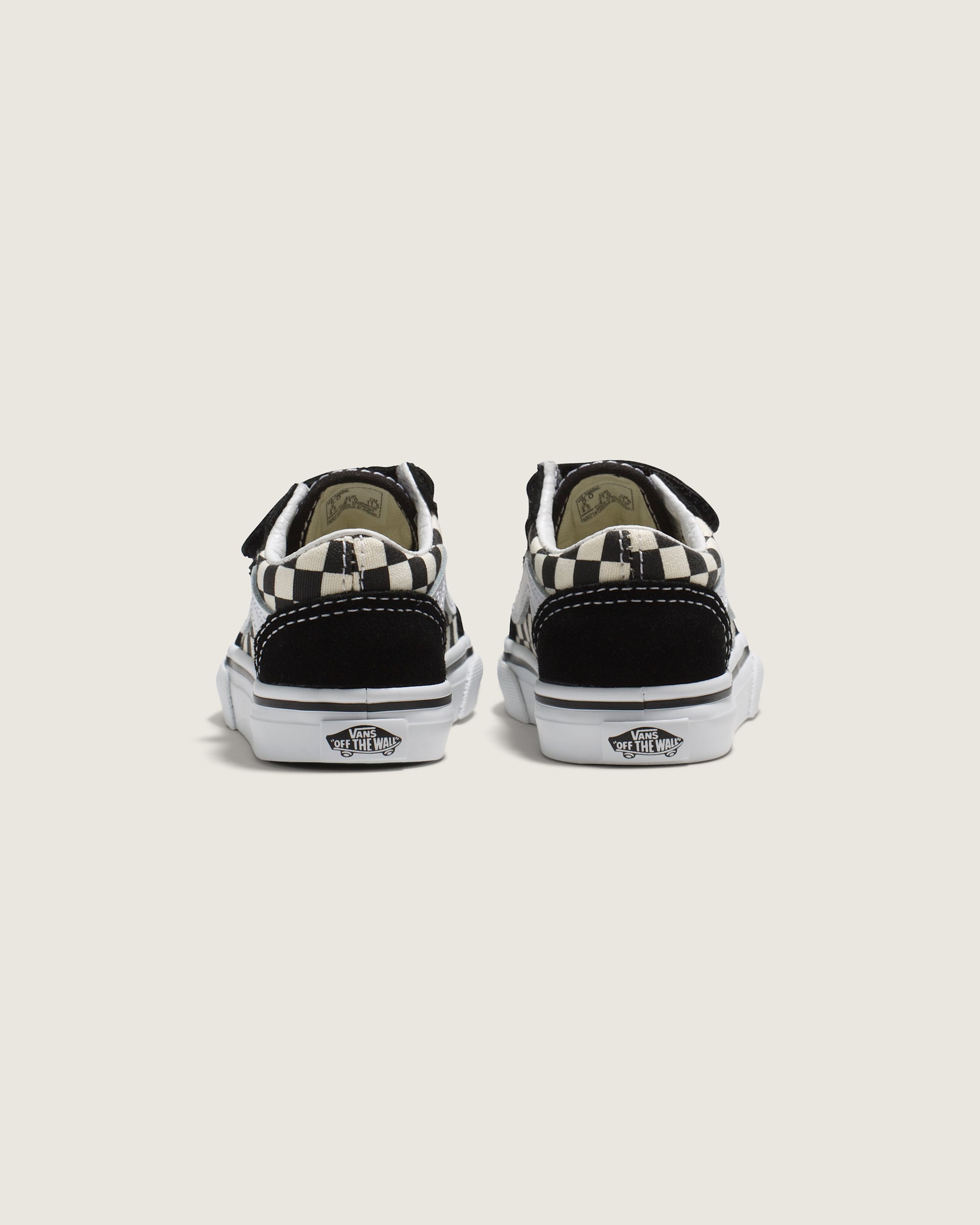 Toddler Old Skool V Checkerboard Shoe VANS Checkerboard Black  White ALT3