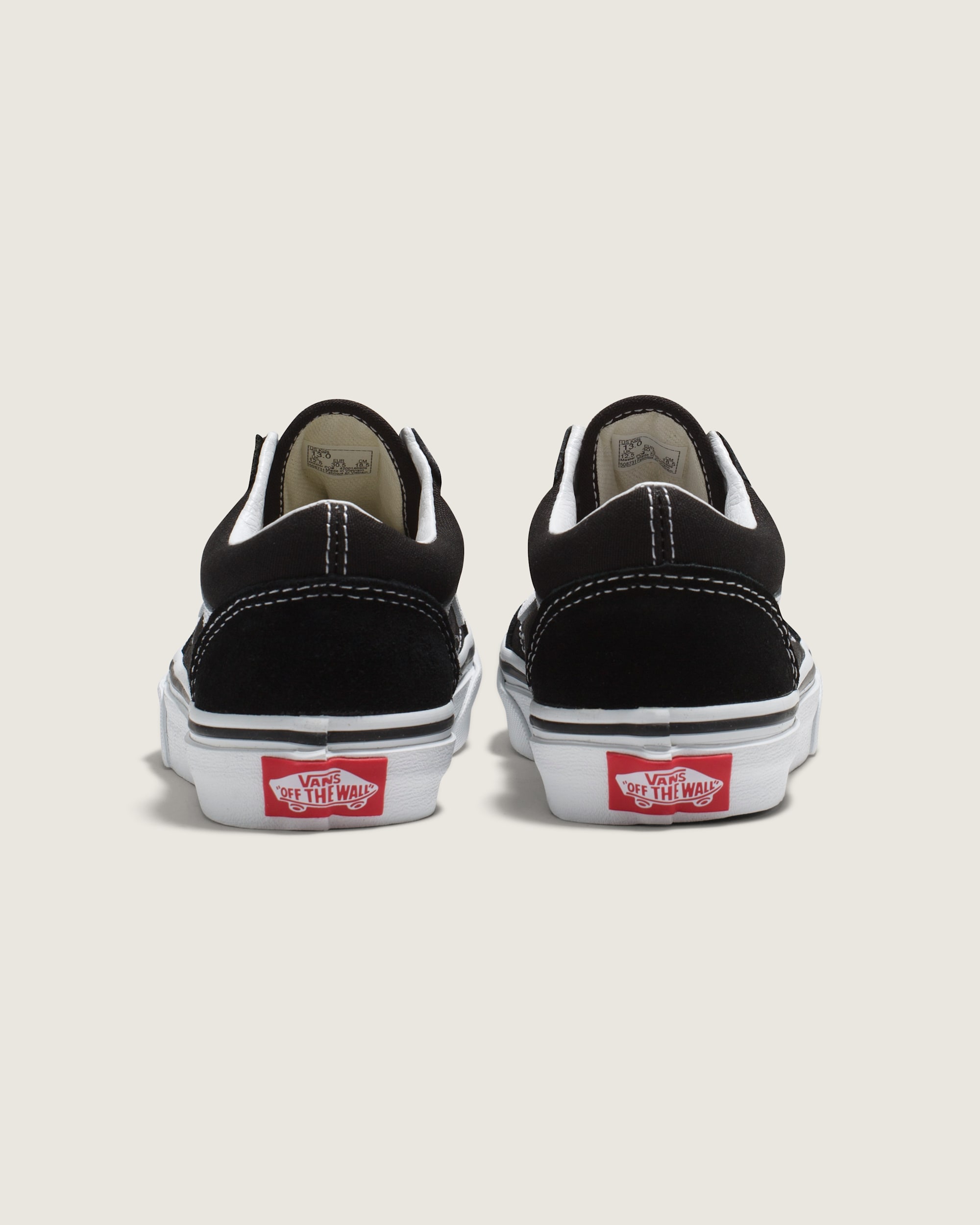 Little Kids Old Skool Shoe VANS Black  True White ALT3