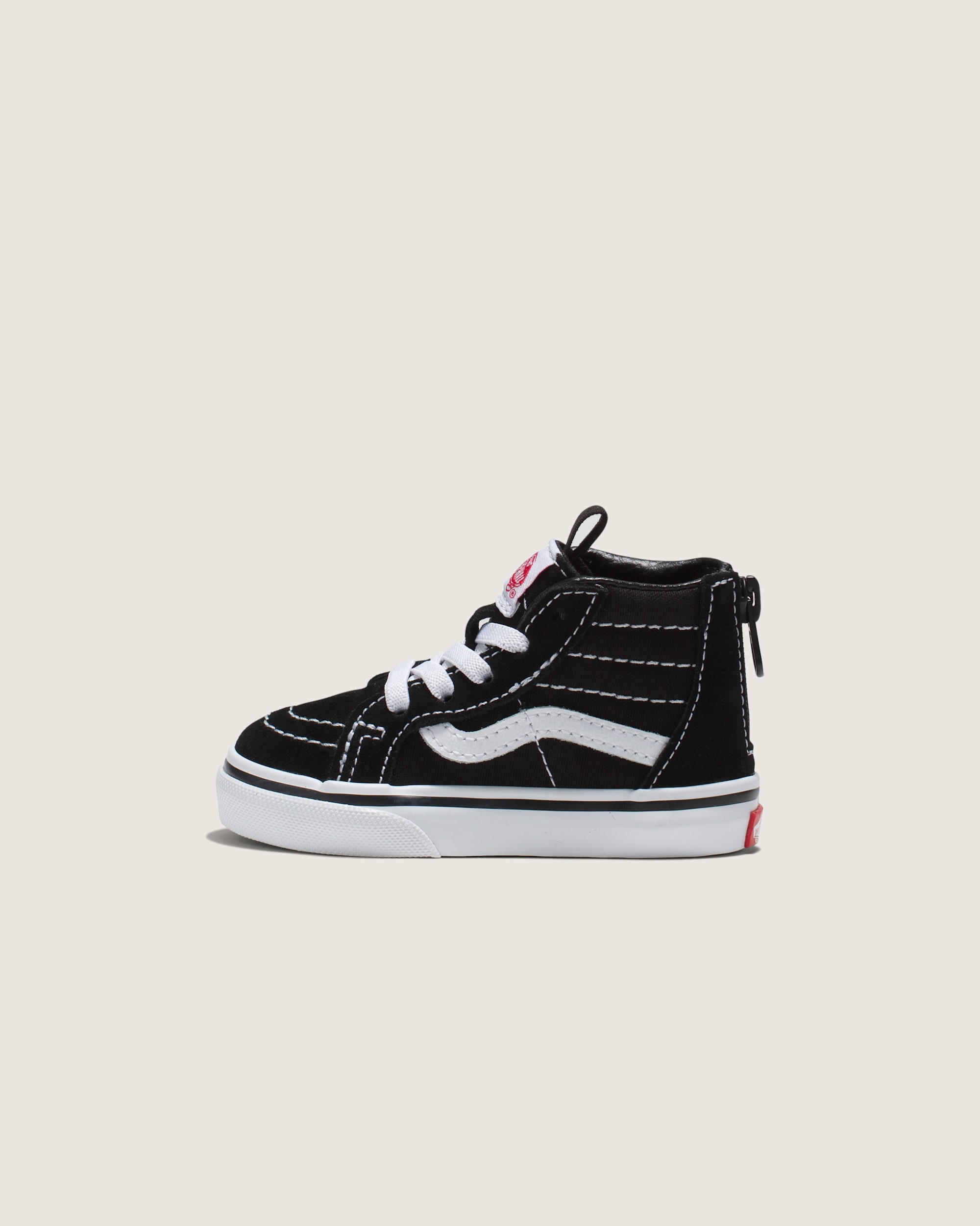 Toddler Sk8Hi Zip Shoe VANS Black  White HERO