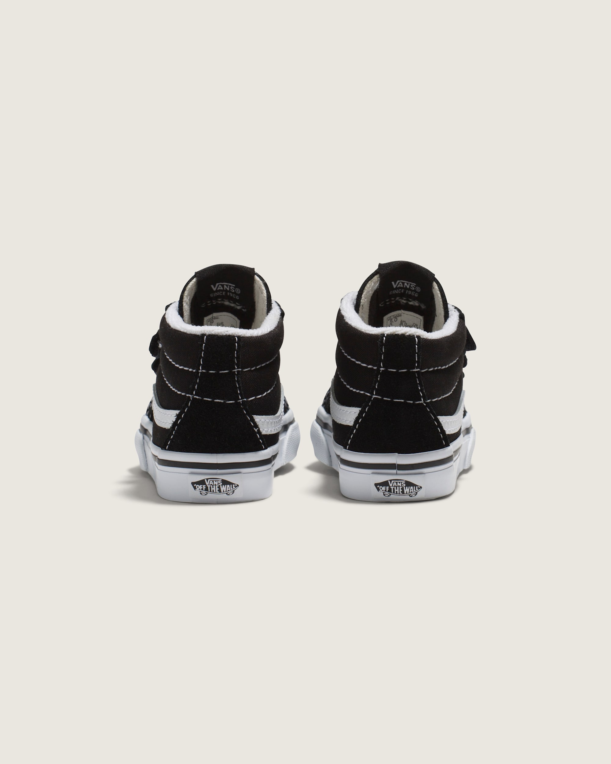 Toddler Sk8Mid V Shoe VANS Black  True White ALT3