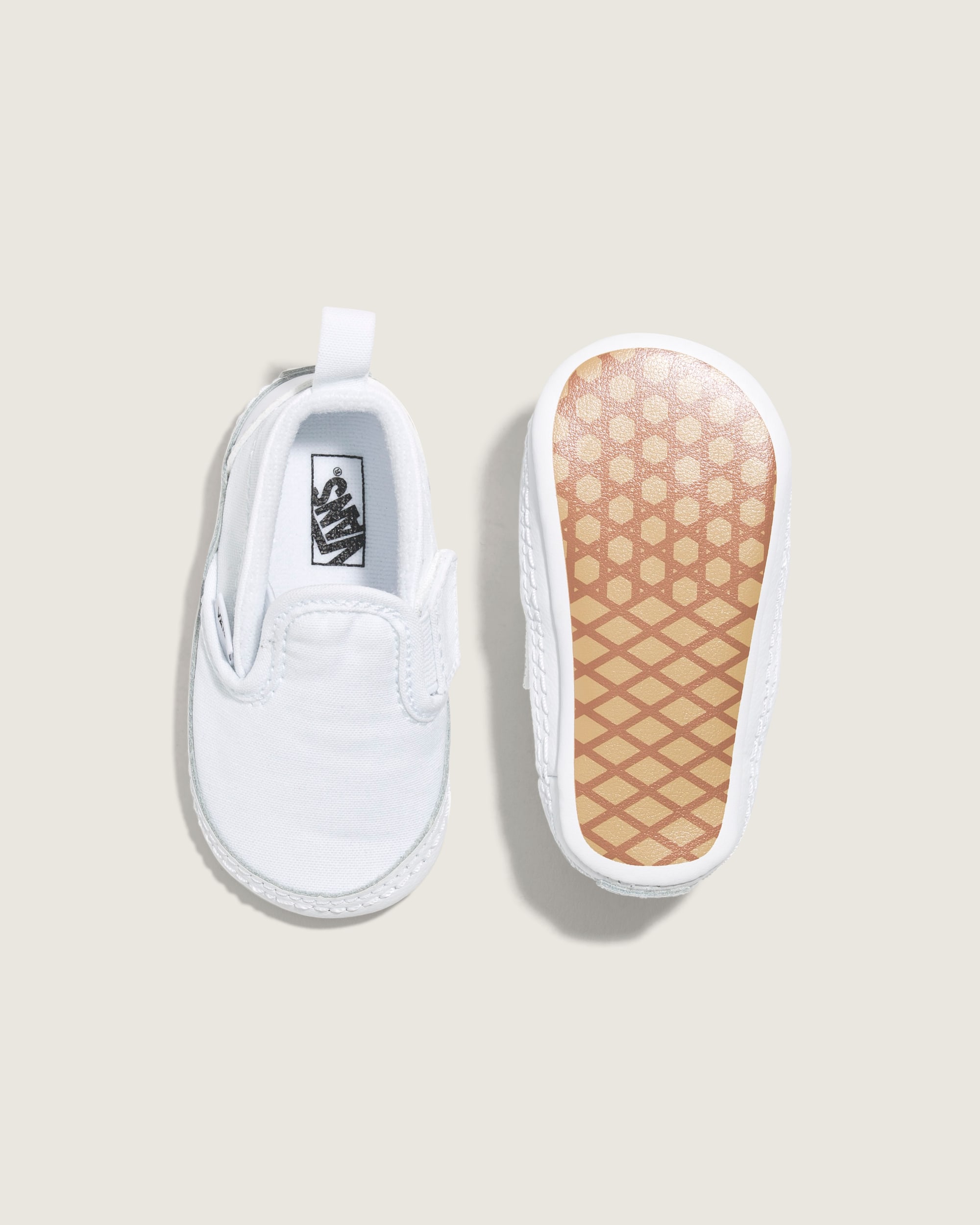 Infant SlipOn V Crib Shoe VANS True White ALT2