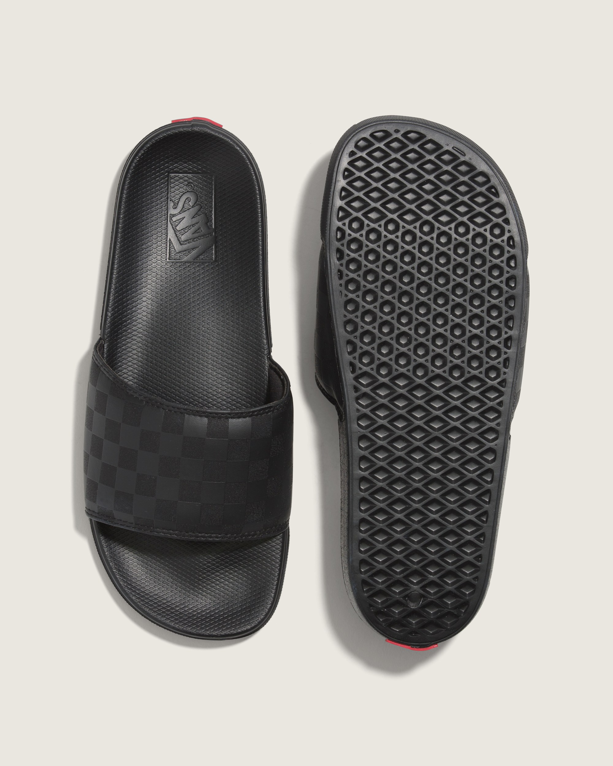La Costa Checkerboard Slide VANS Checkerboard Black  Black ALT2