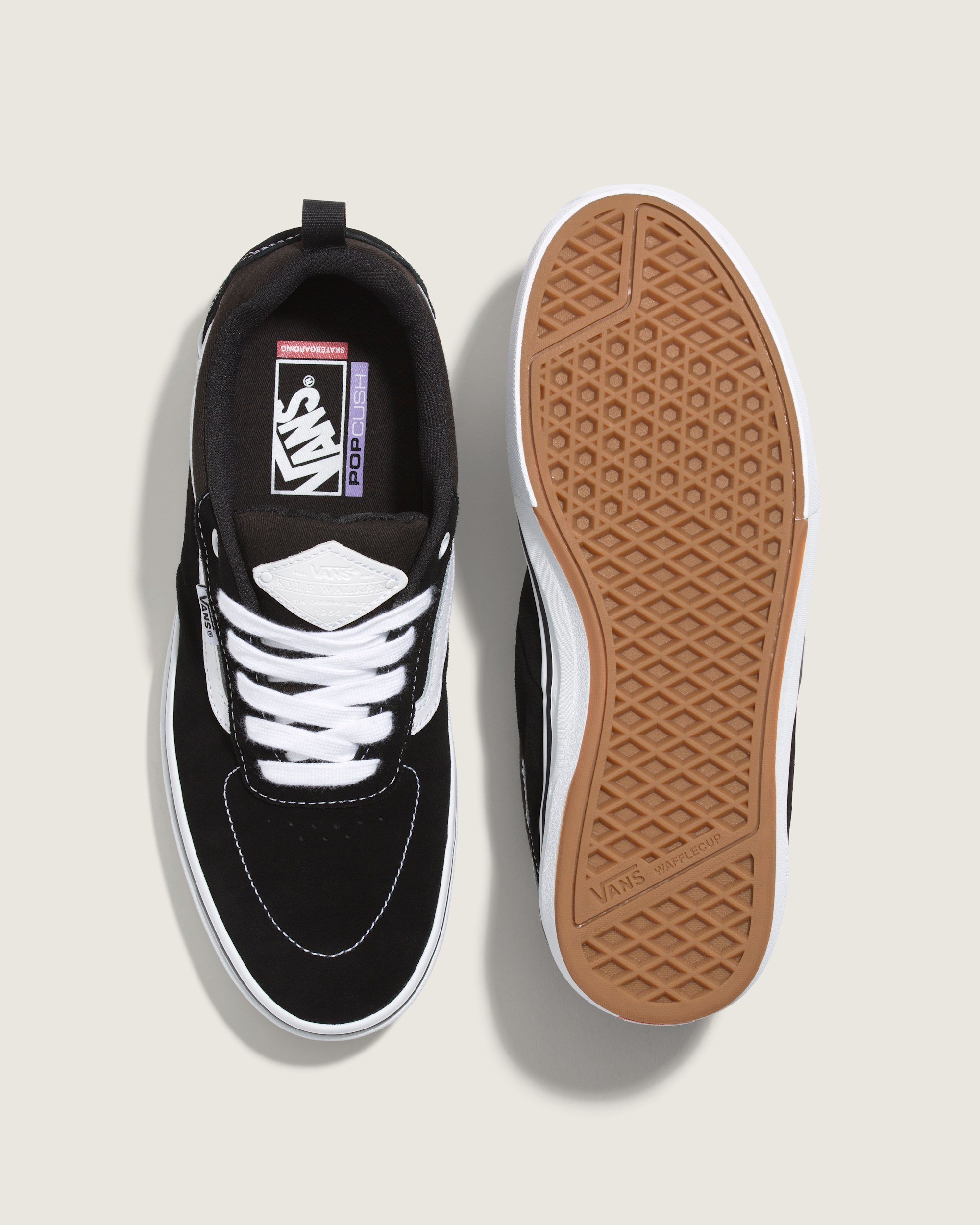 Skate Kyle Walker Wafflecup Shoe VANS Black ALT2