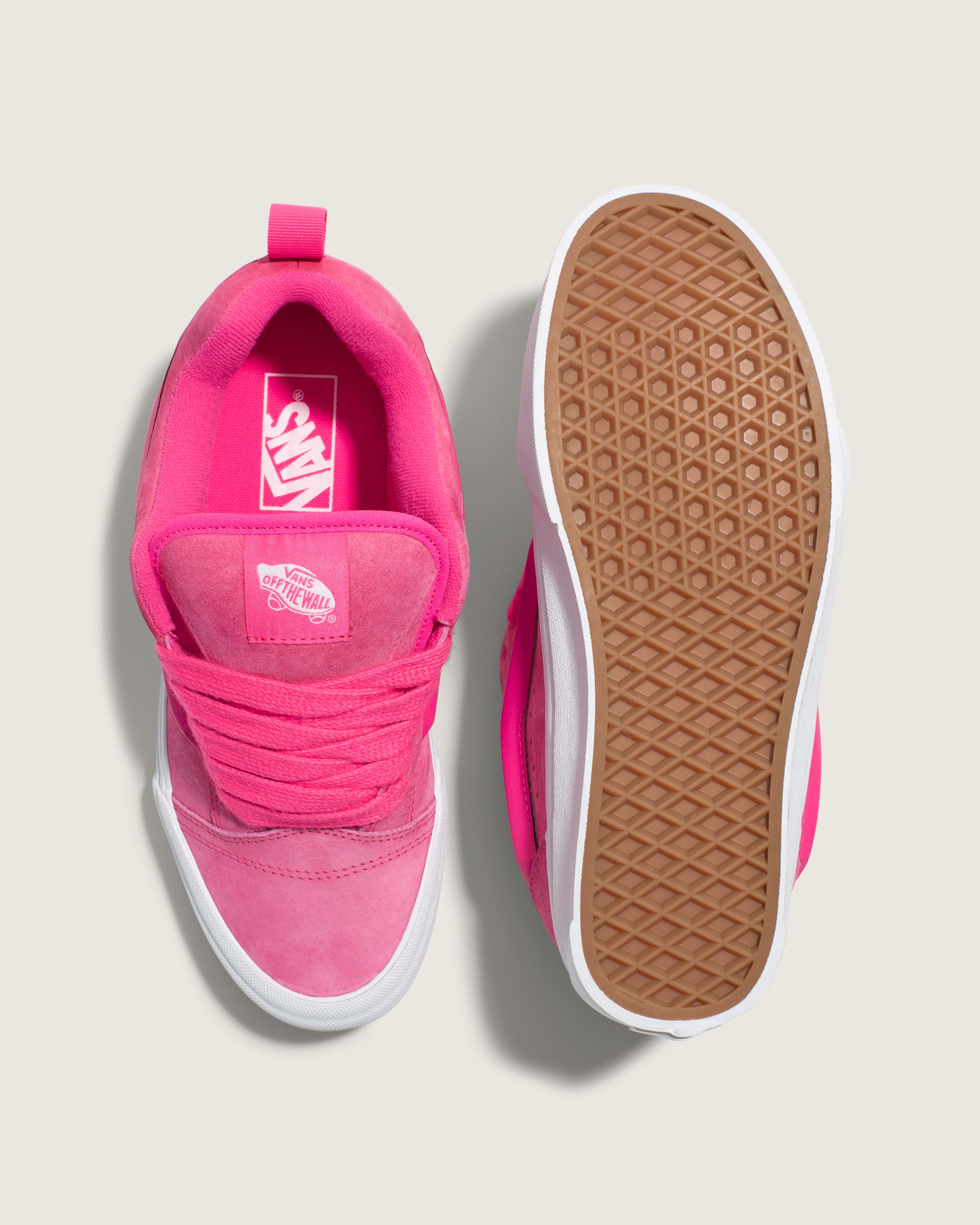 Knu Skool Shoe VANS Pink Glo ALT2