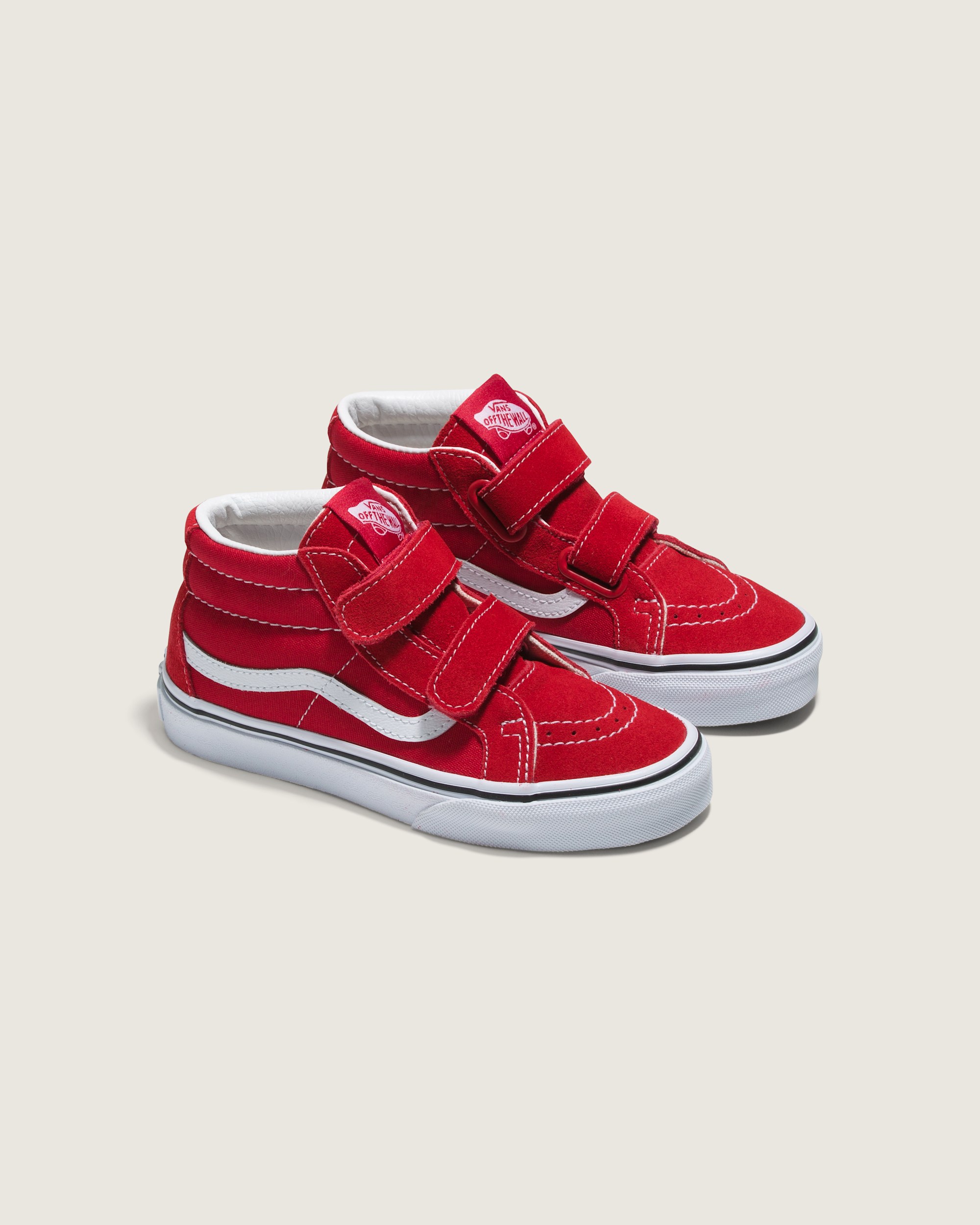 Little Kids Sk8Mid Reissue V Shoe VANS Red  True White ALT1