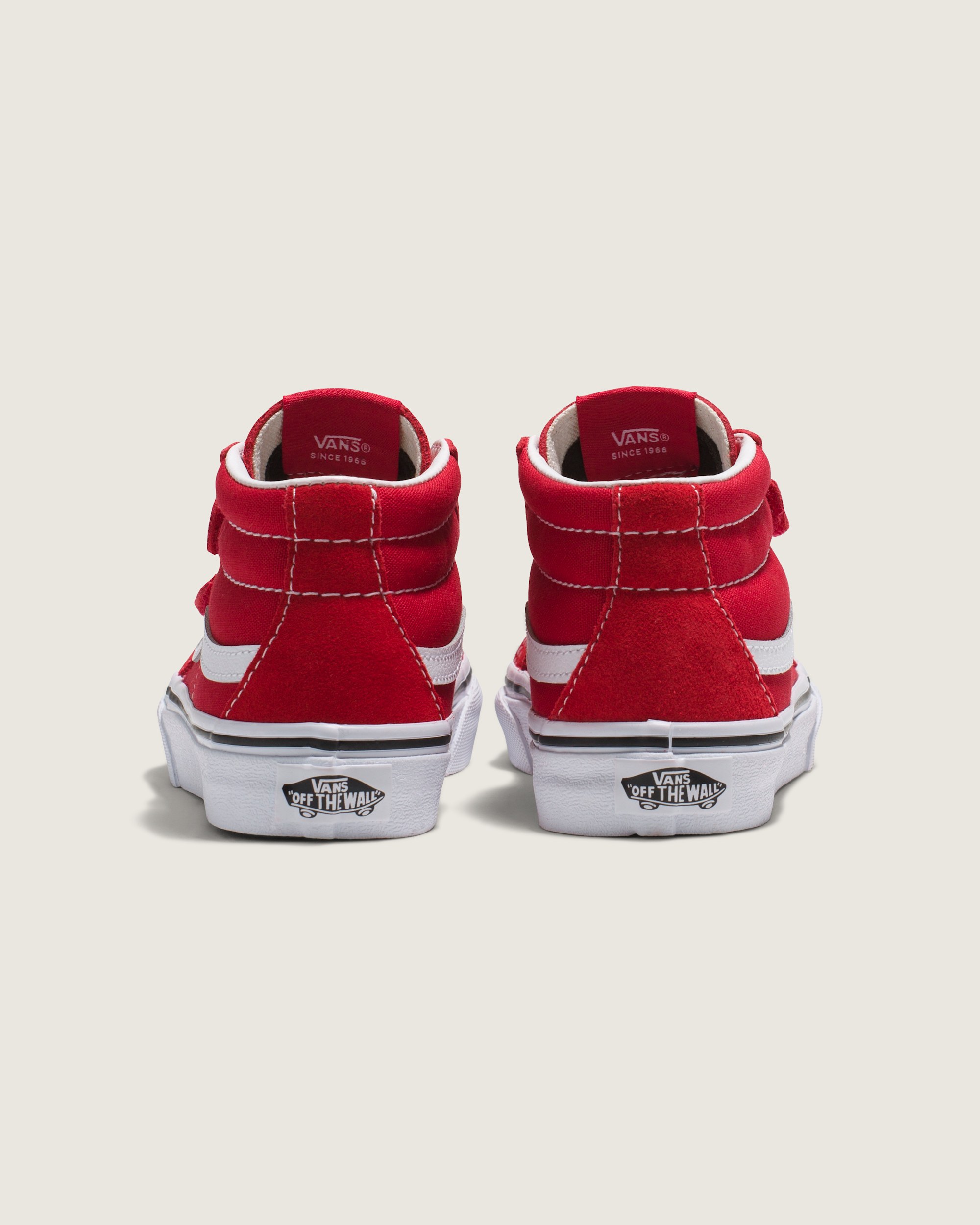 Little Kids Sk8Mid Reissue V Shoe VANS Red  True White ALT3
