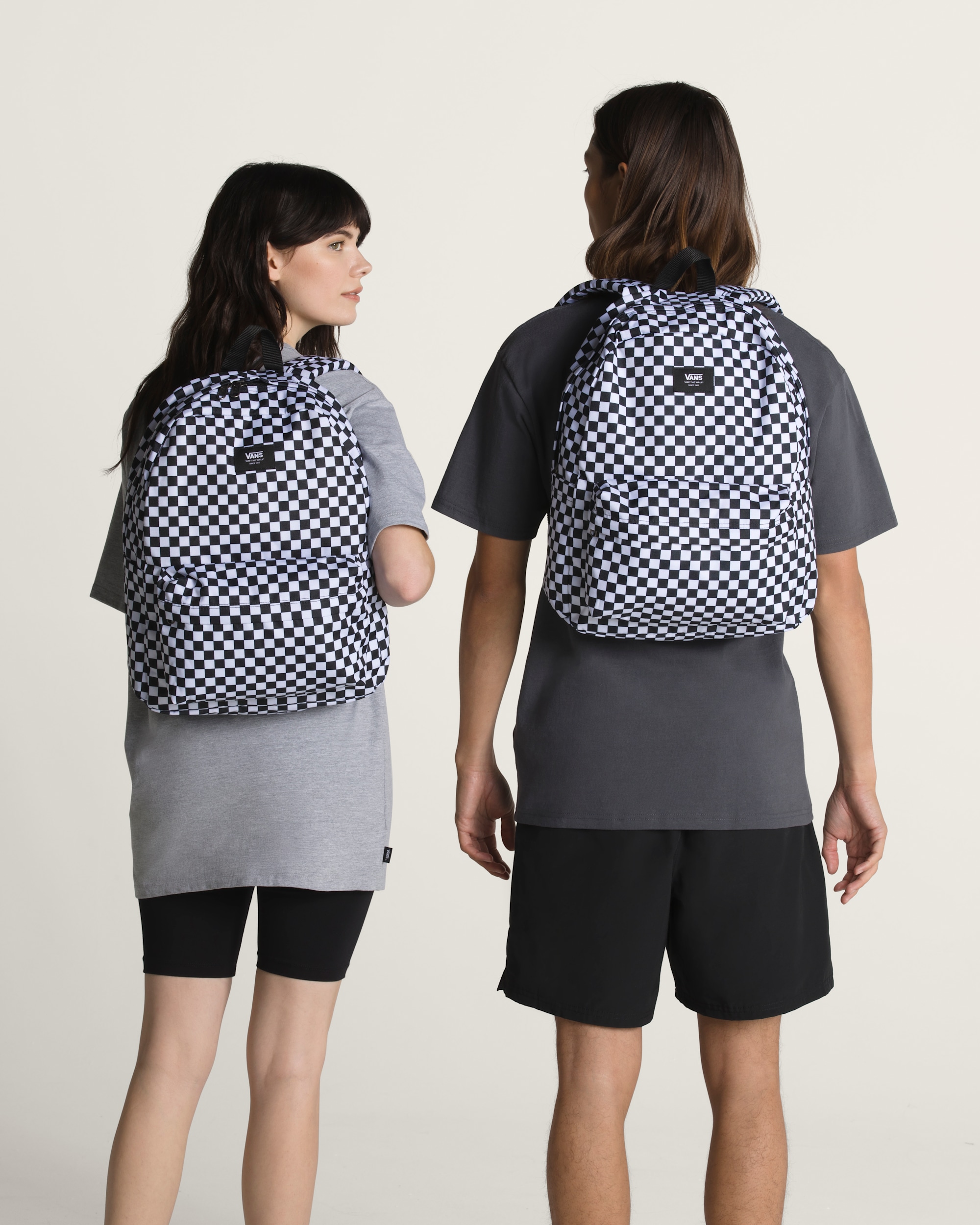 Old Skool H2O Checkerboard Backpack VANS Checkerboard Black  White ALT1