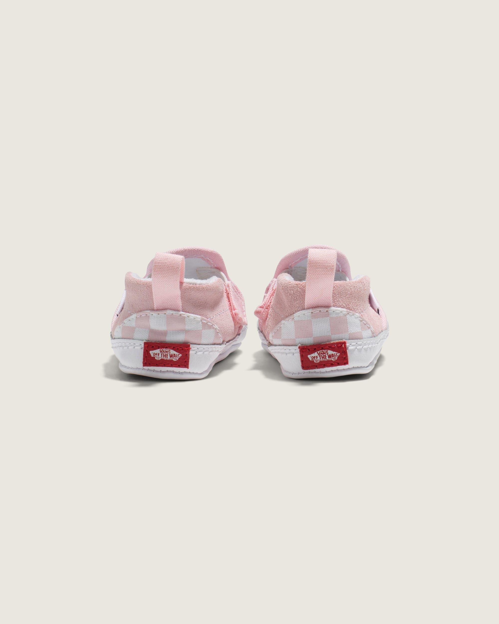 Infant SlipOn V Crib Checkerboard Shoe VANS Checkerboard Blushing Bride Pink  True White ALT3