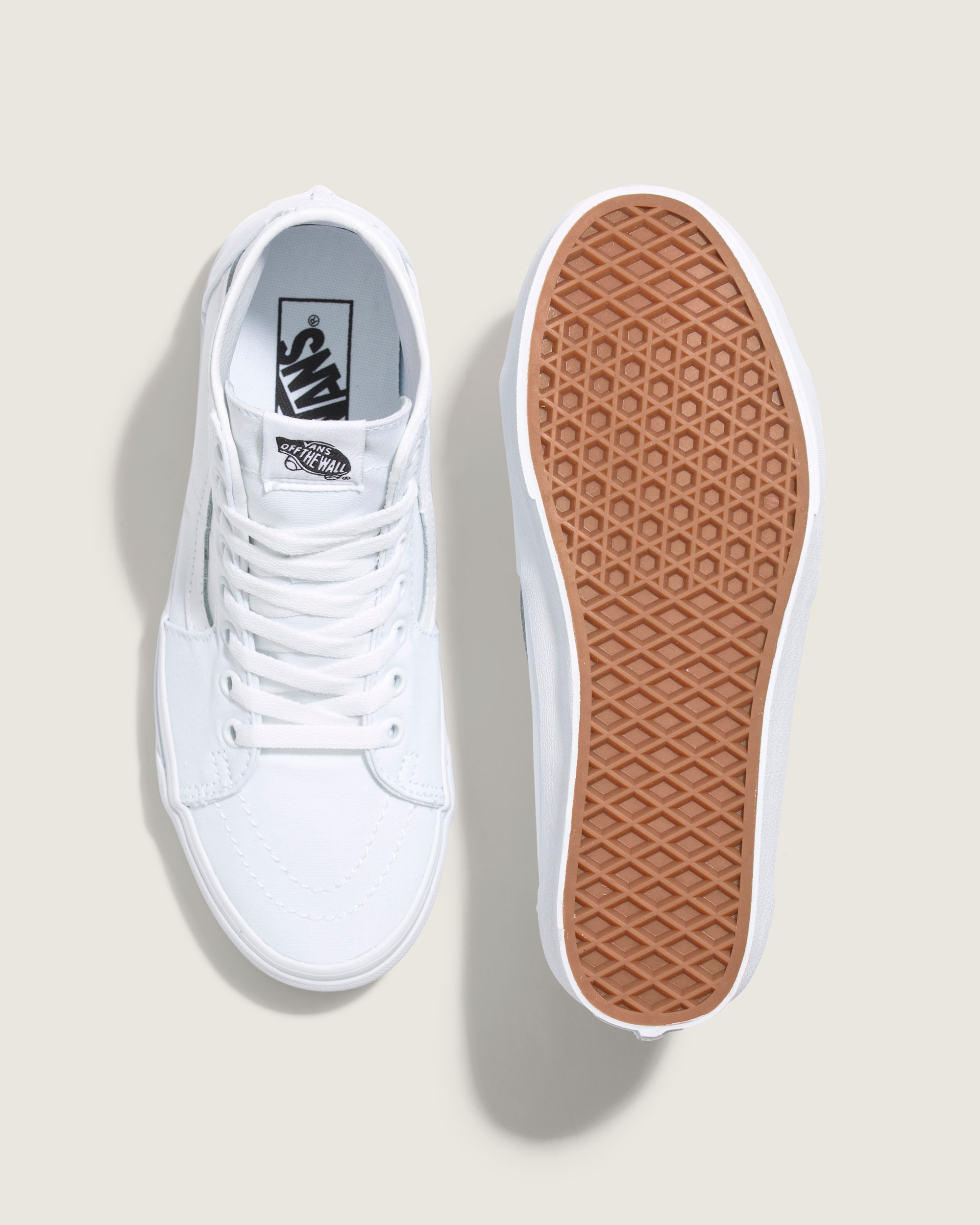Sk8Hi Tapered Canvas Shoe VANS True White ALT2