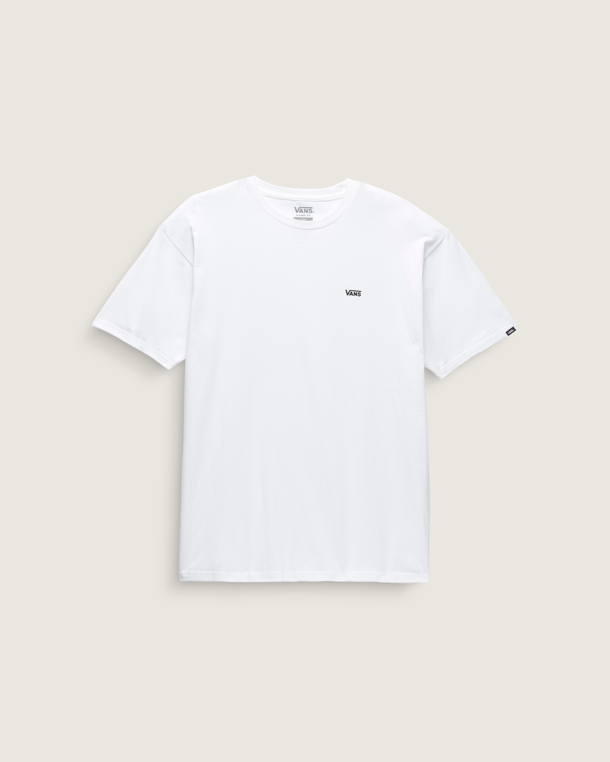 Left Chest Logo T-Shirt in White / Black | Vans