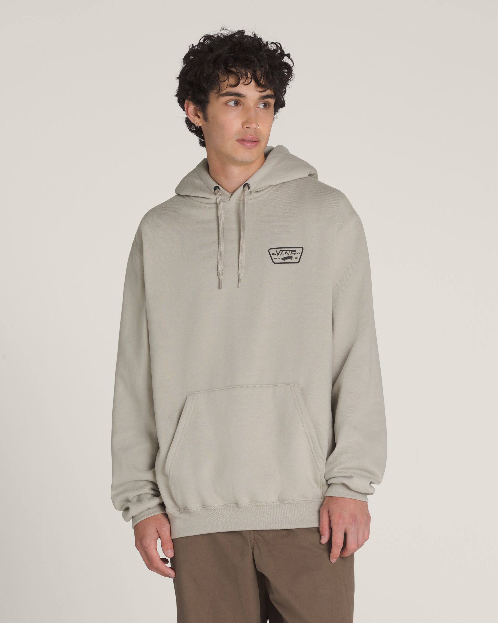 Full Patch Pullover Hoodie VANS London Fog Grey ALT1