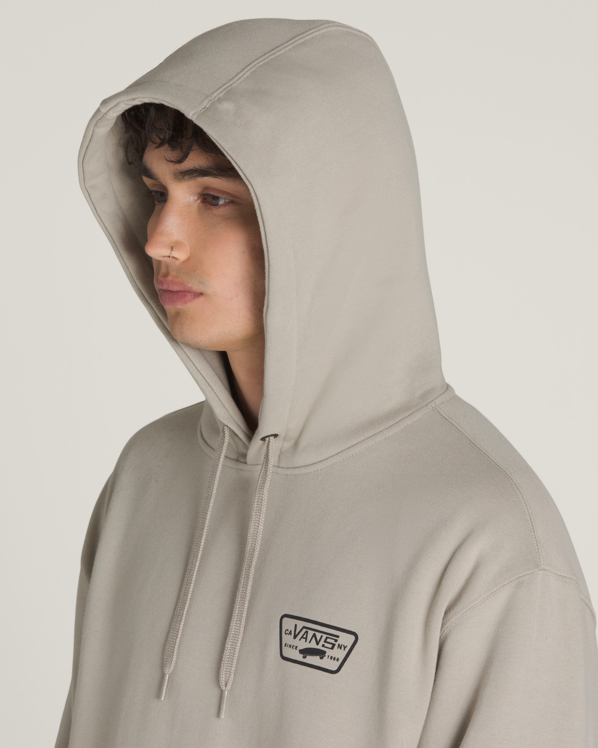 Full Patch Pullover Hoodie VANS London Fog Grey ALT3