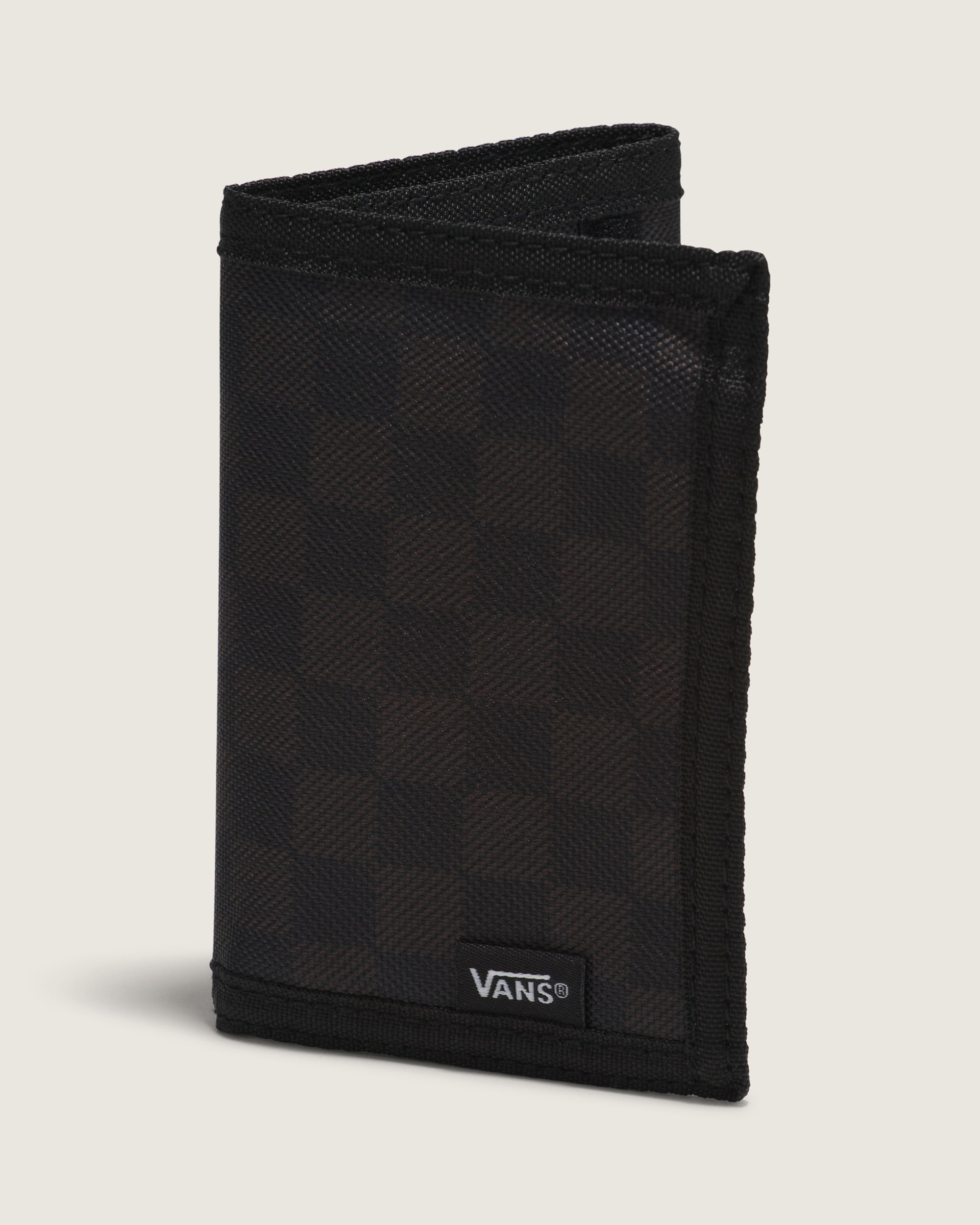 Slipped Trifold Wallet VANS Black  Charcoal Grey HERO