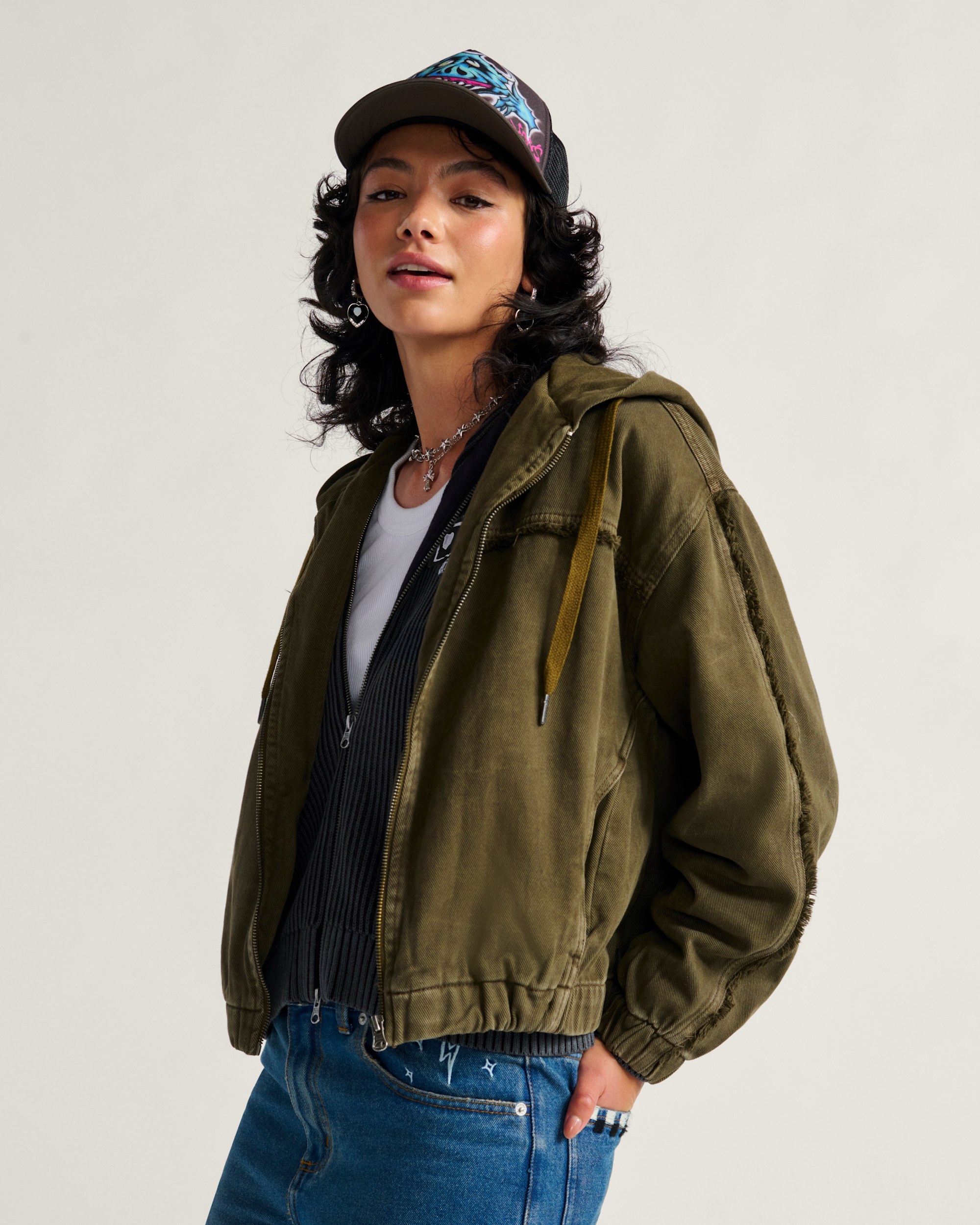 Essex Hooded Jacket VANS Warm Brown ALT1