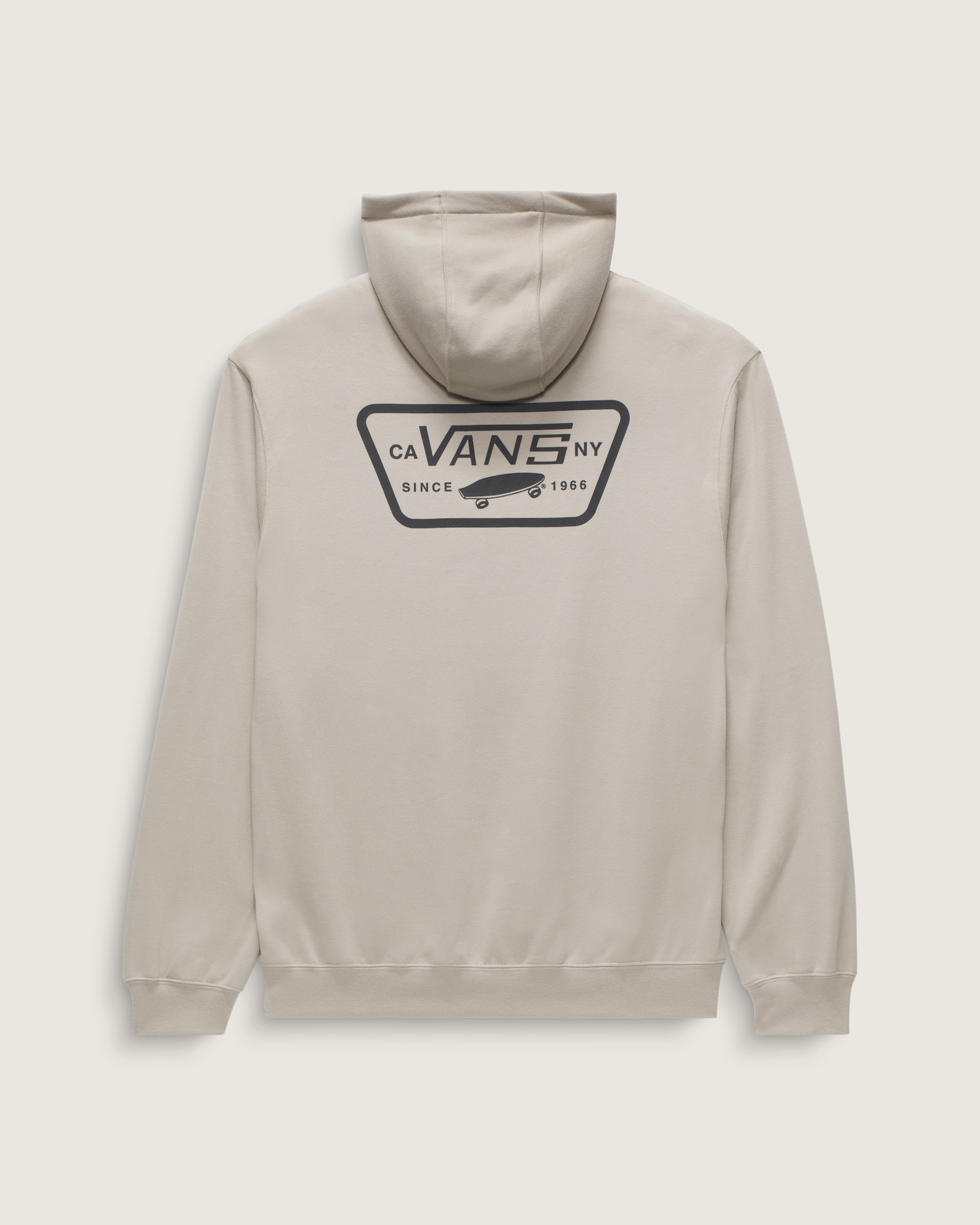 Full Patch Pullover Hoodie VANS London Fog Grey FLATLAY