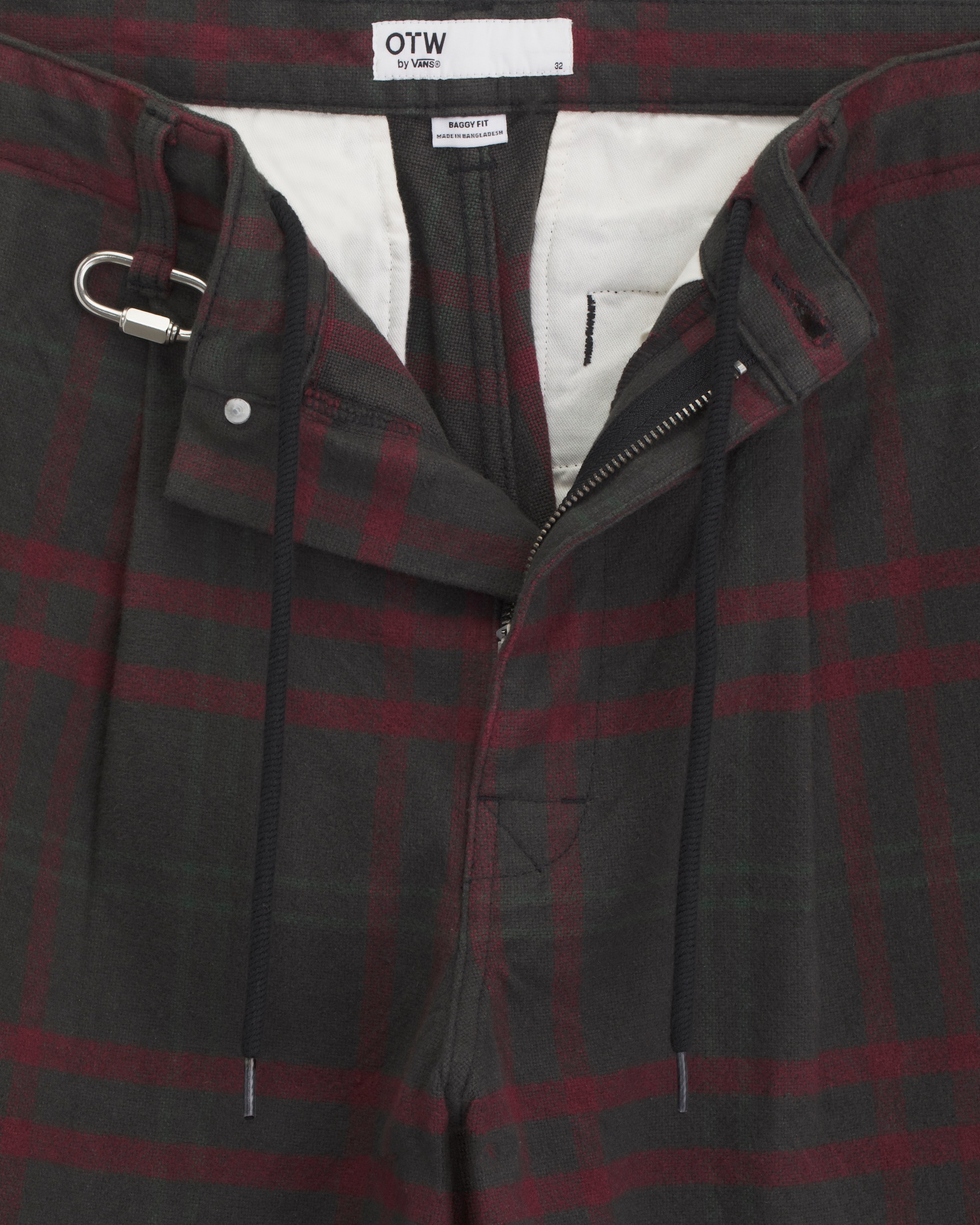 OTW Cruise Pleated Pants VANS Black  Red ALT5