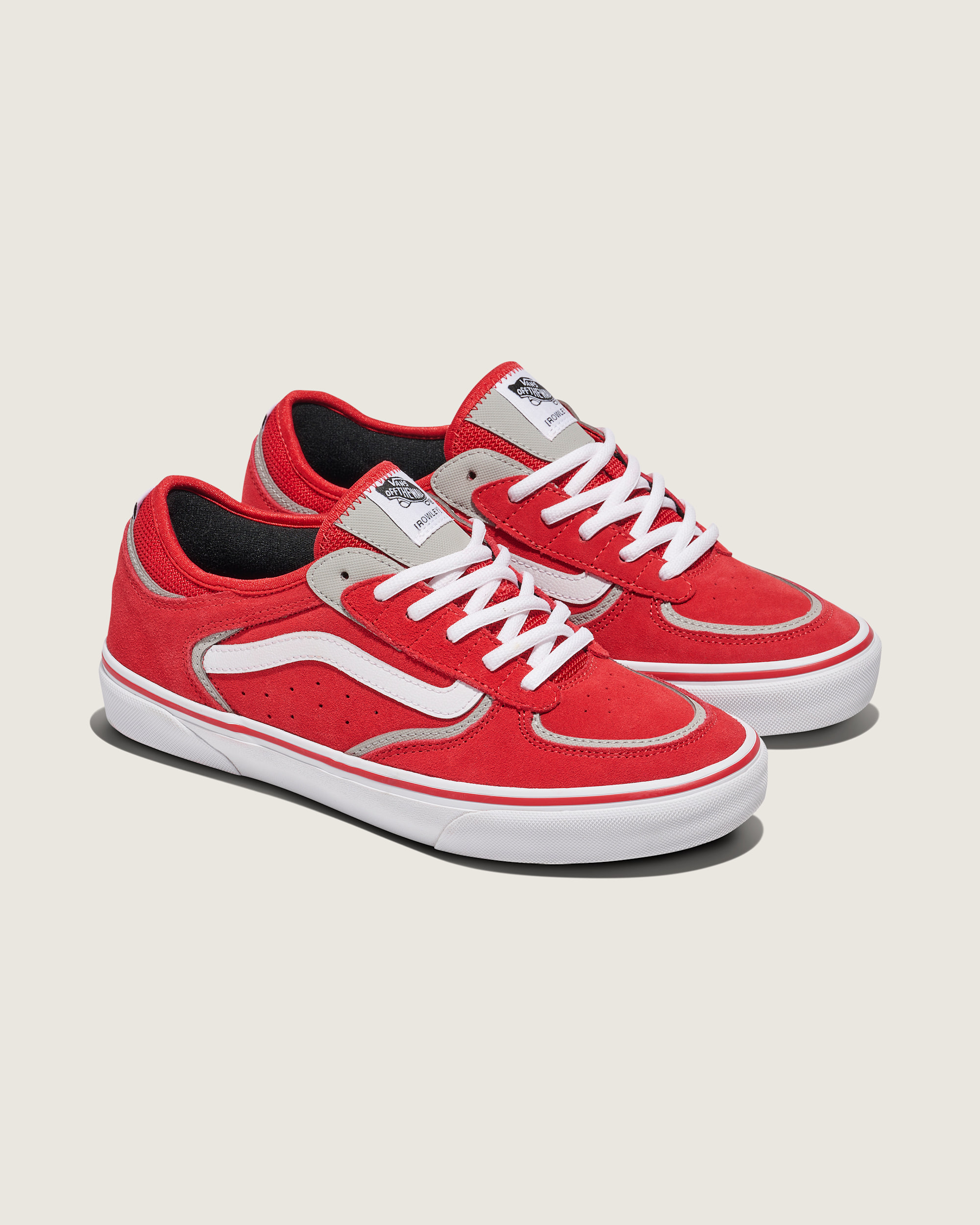 Skate Rowley Shoe VANS Red  Grey ALT1