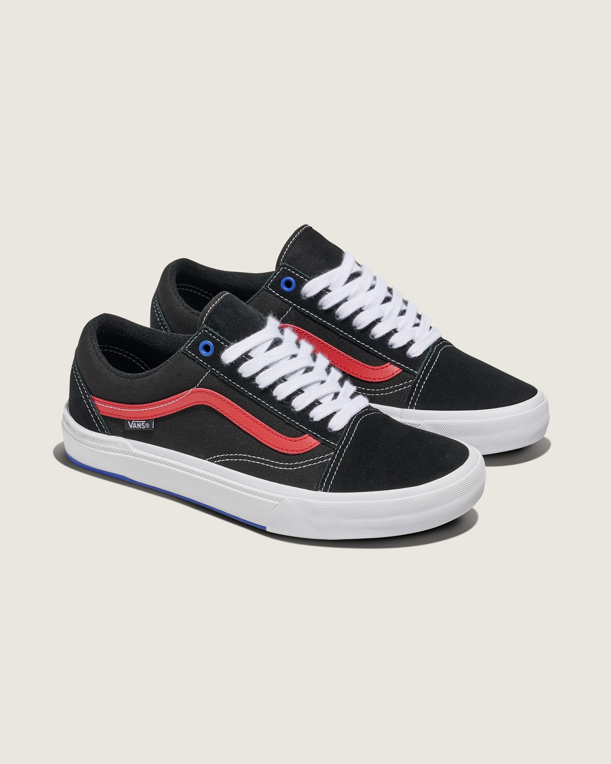 BMX Old Skool Shoe VANS Sport Black  Red ALT1