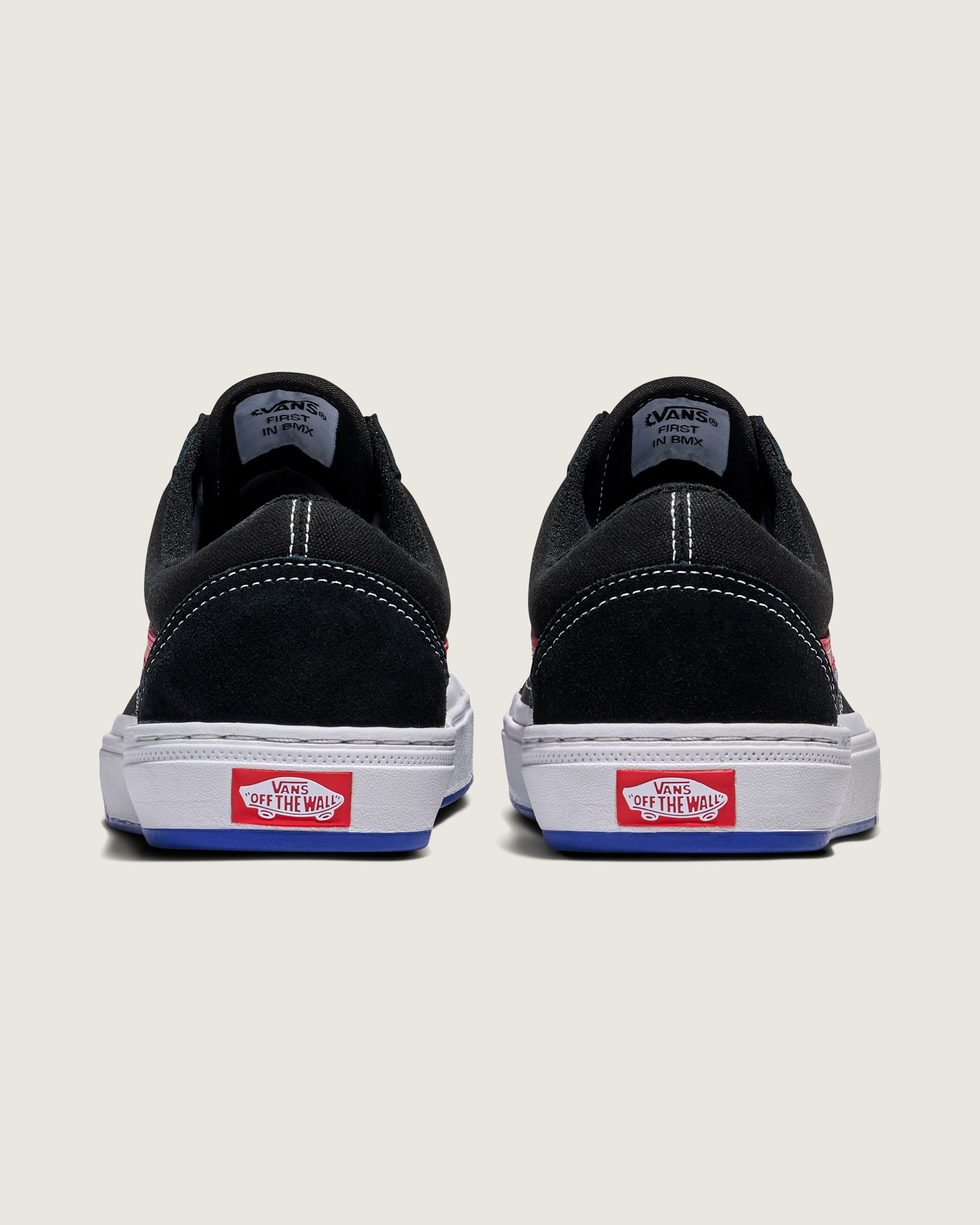 BMX Old Skool Shoe VANS Sport Black  Red ALT3