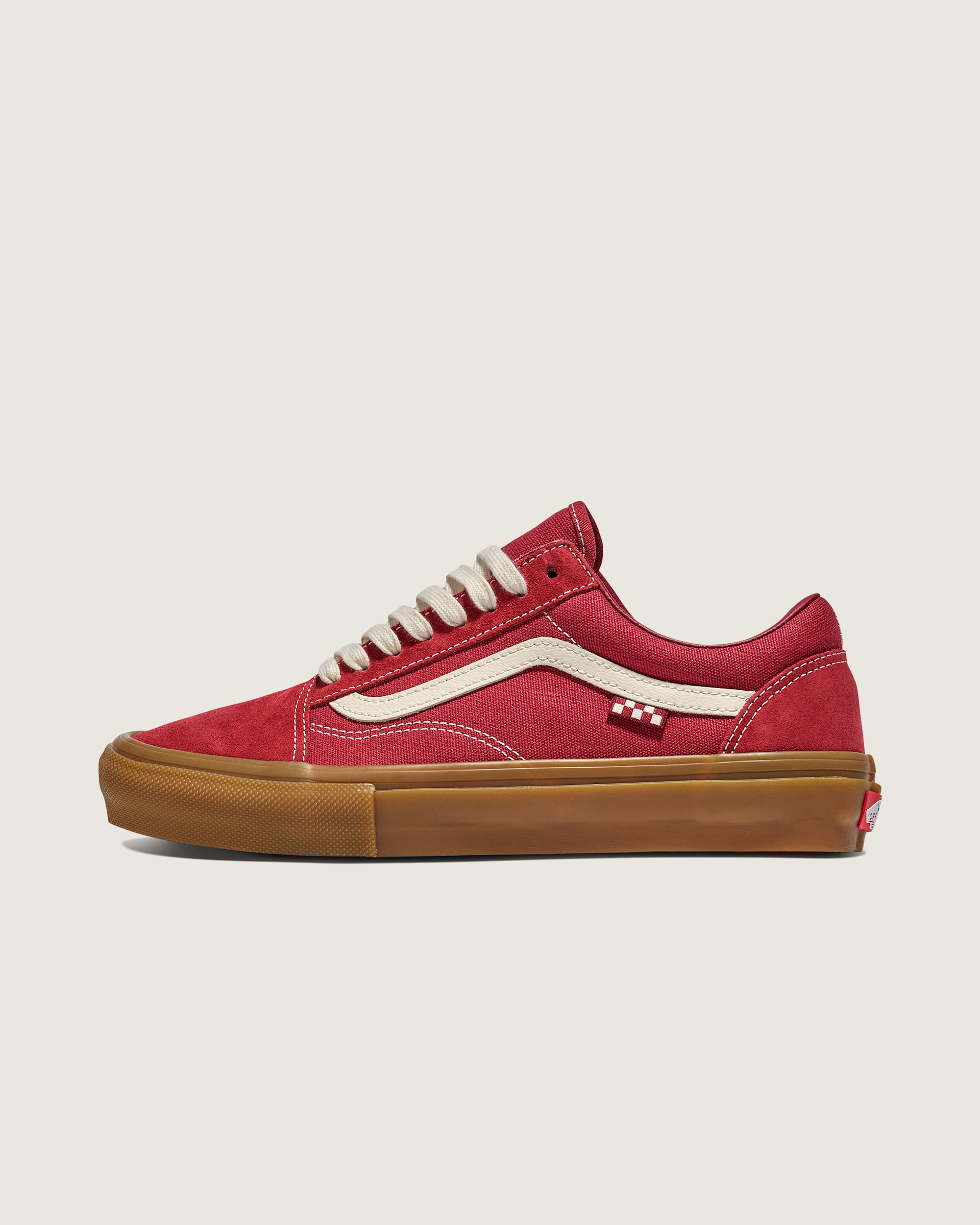 Chaussure Skate Old Skool VANS Rouge  Gum HERO