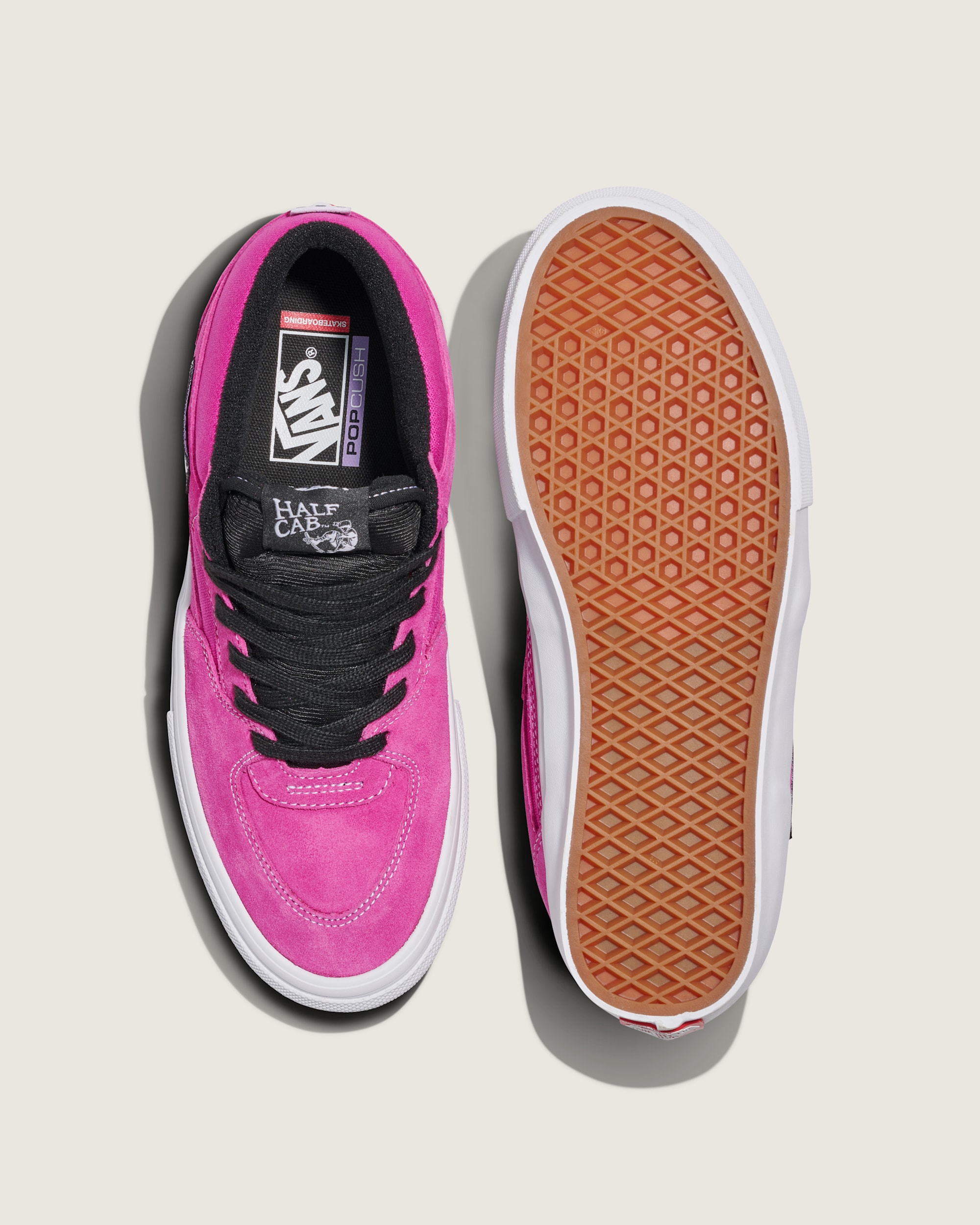 Skate Half Cab Shoe VANS Hot Pink  Black ALT2