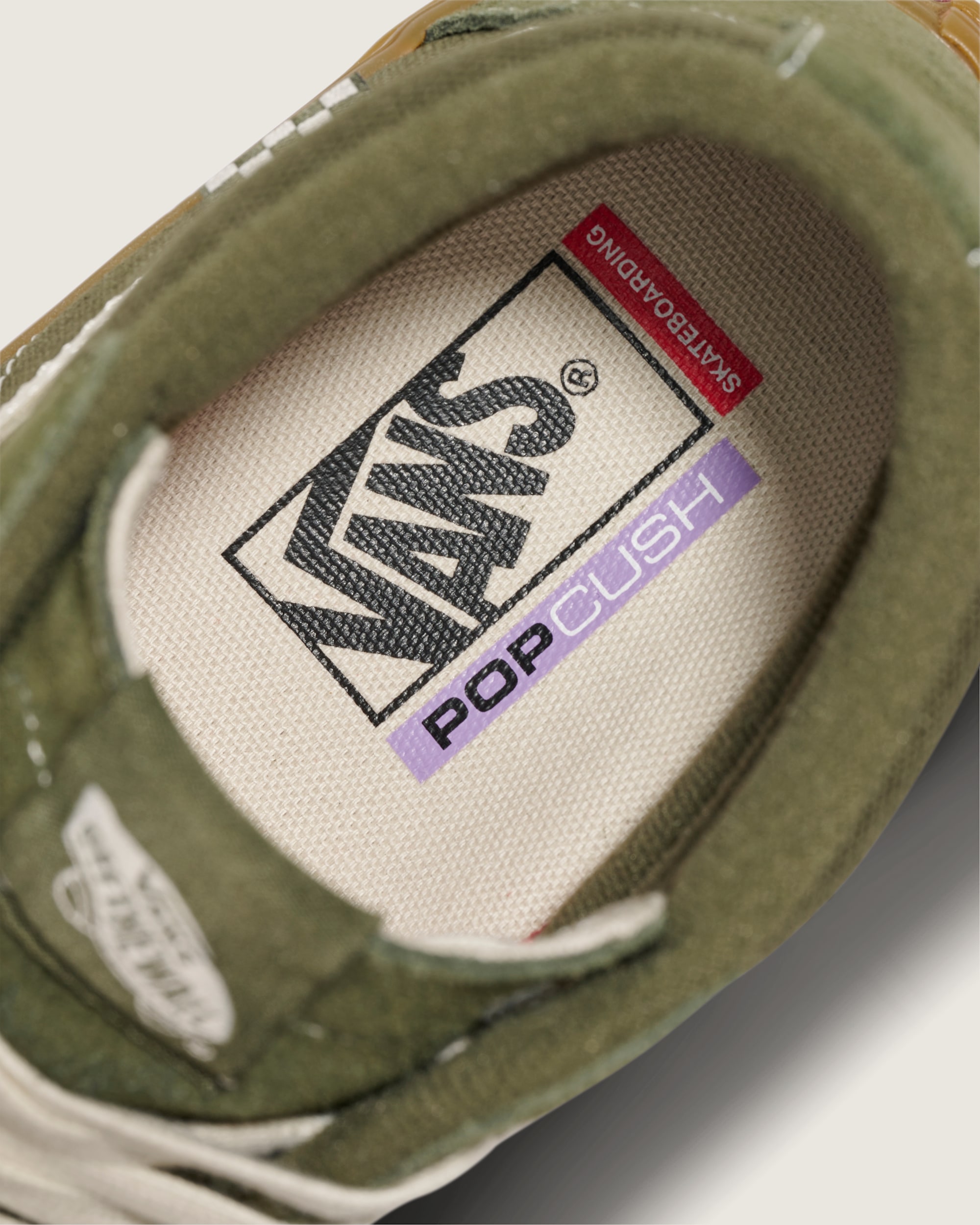 Skate Sk8Hi Shoe VANS Grape Leaf Green  Gum ALT4