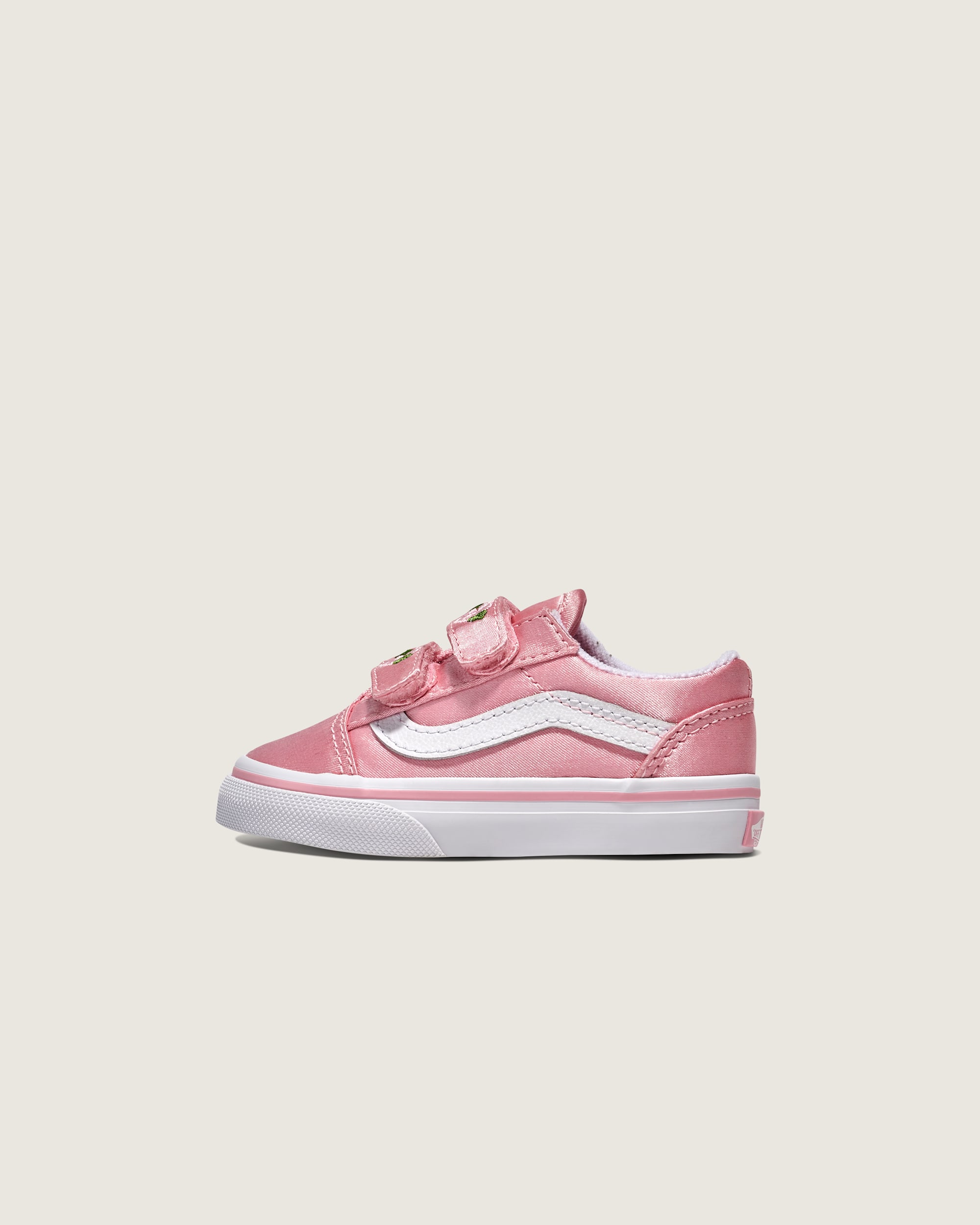 Toddler Old Skool V Satin Shoe VANS Pink HERO