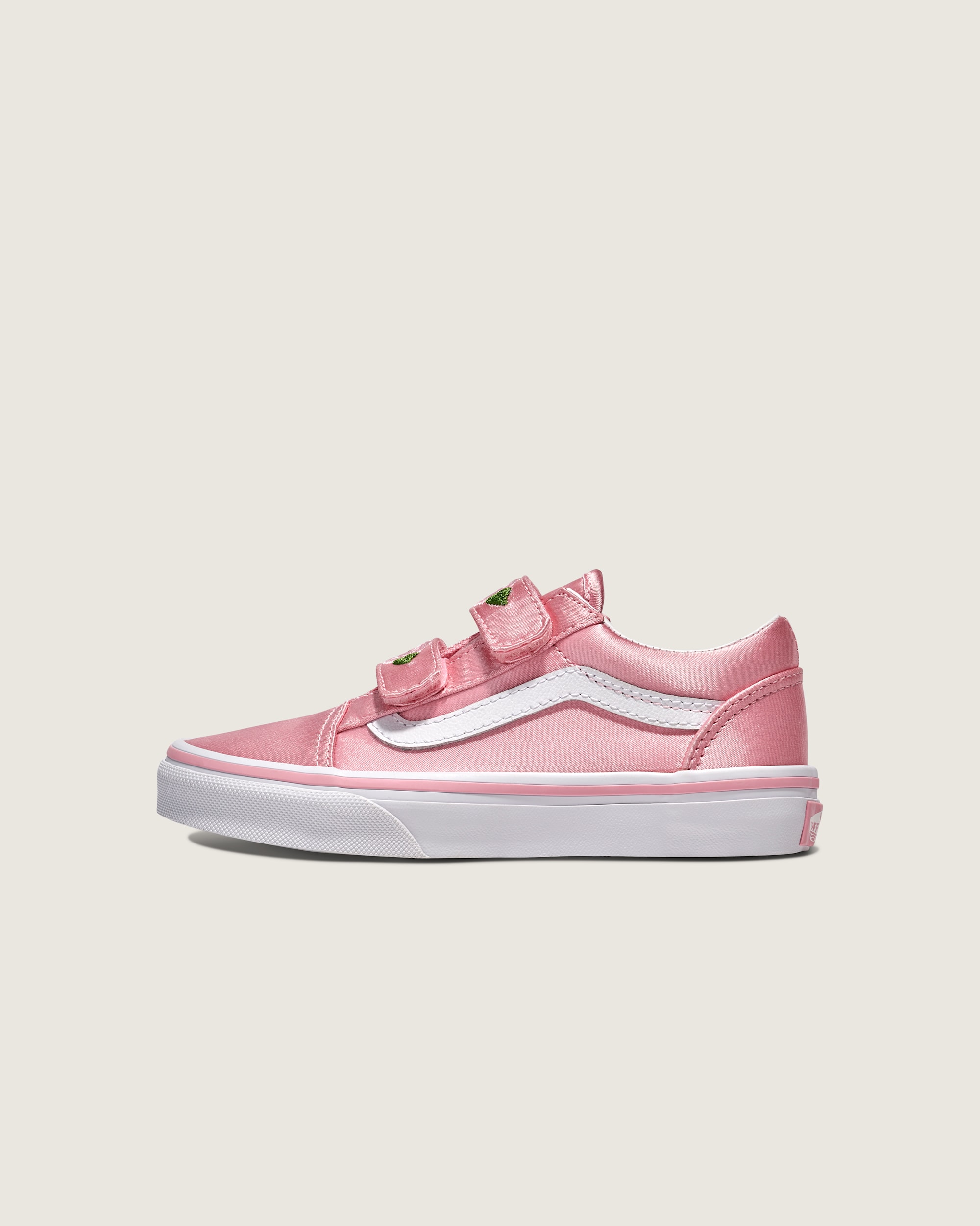 Chaussure Old Skool V en satin pour enfants petits VANS Rose HERO