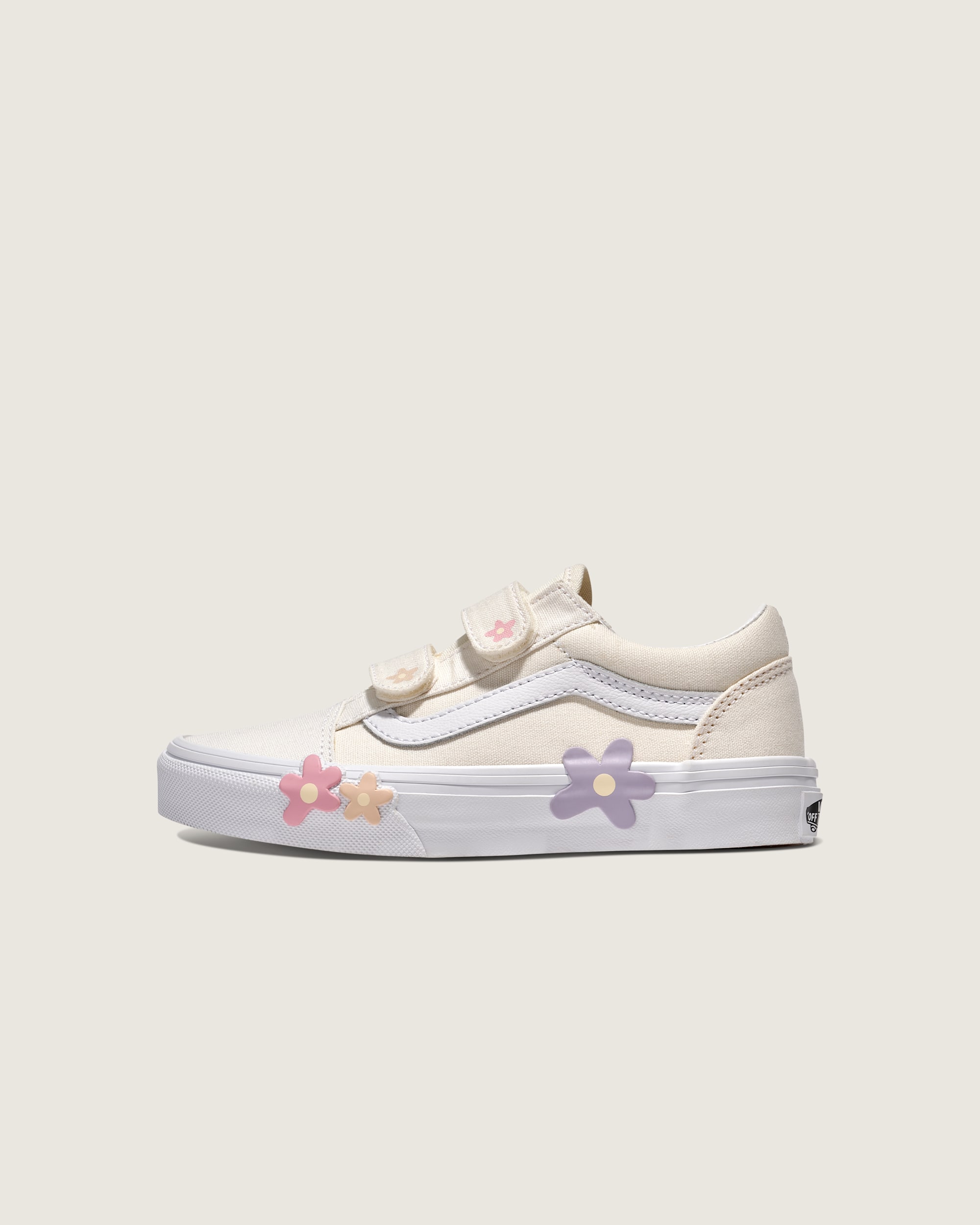 Little Kids Old Skool V Shoe VANS Marshmallow White HERO