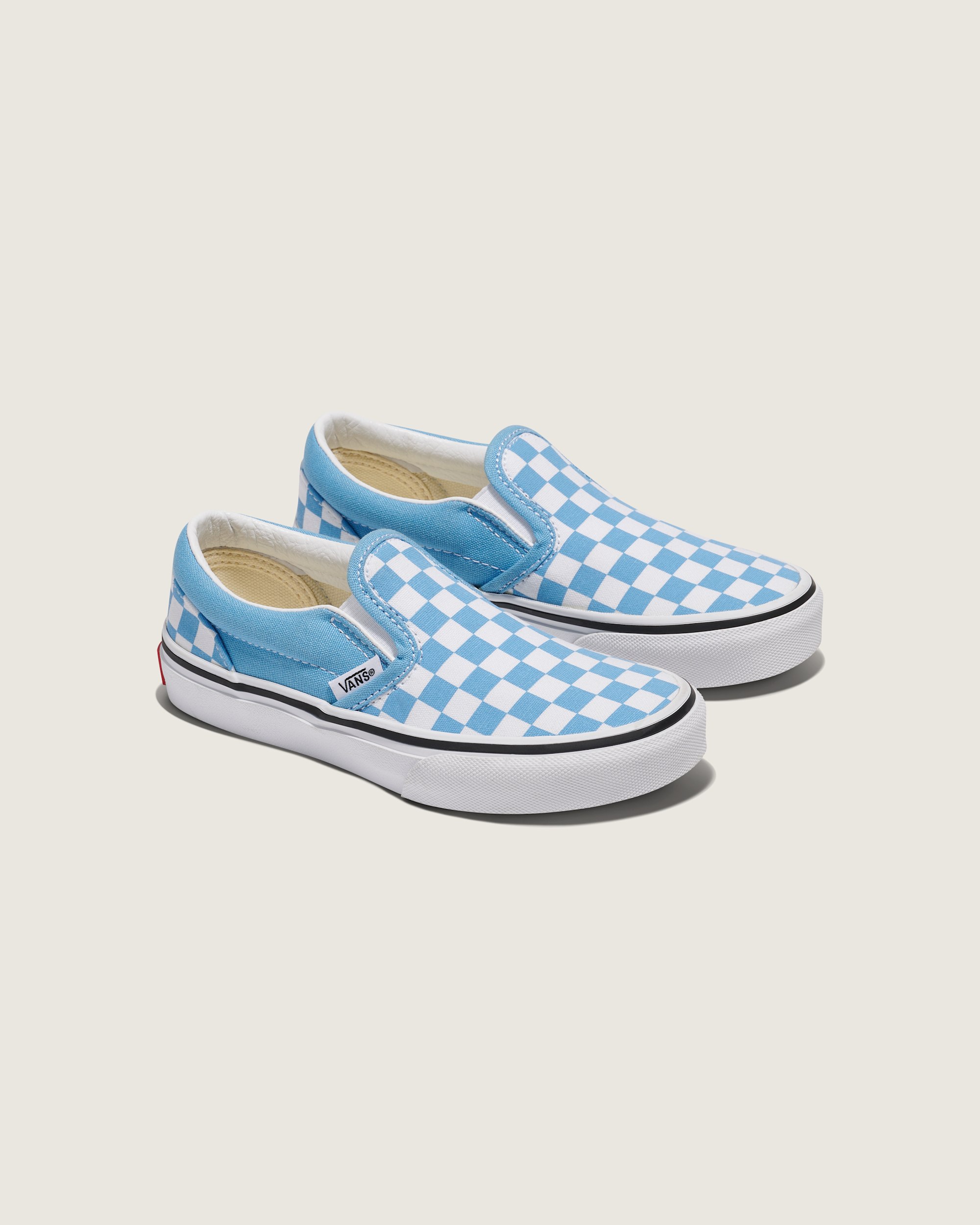 Chaussure Classic SlipOn  damier pour enfants petits VANS Jaune moutarde Heritage ALT1