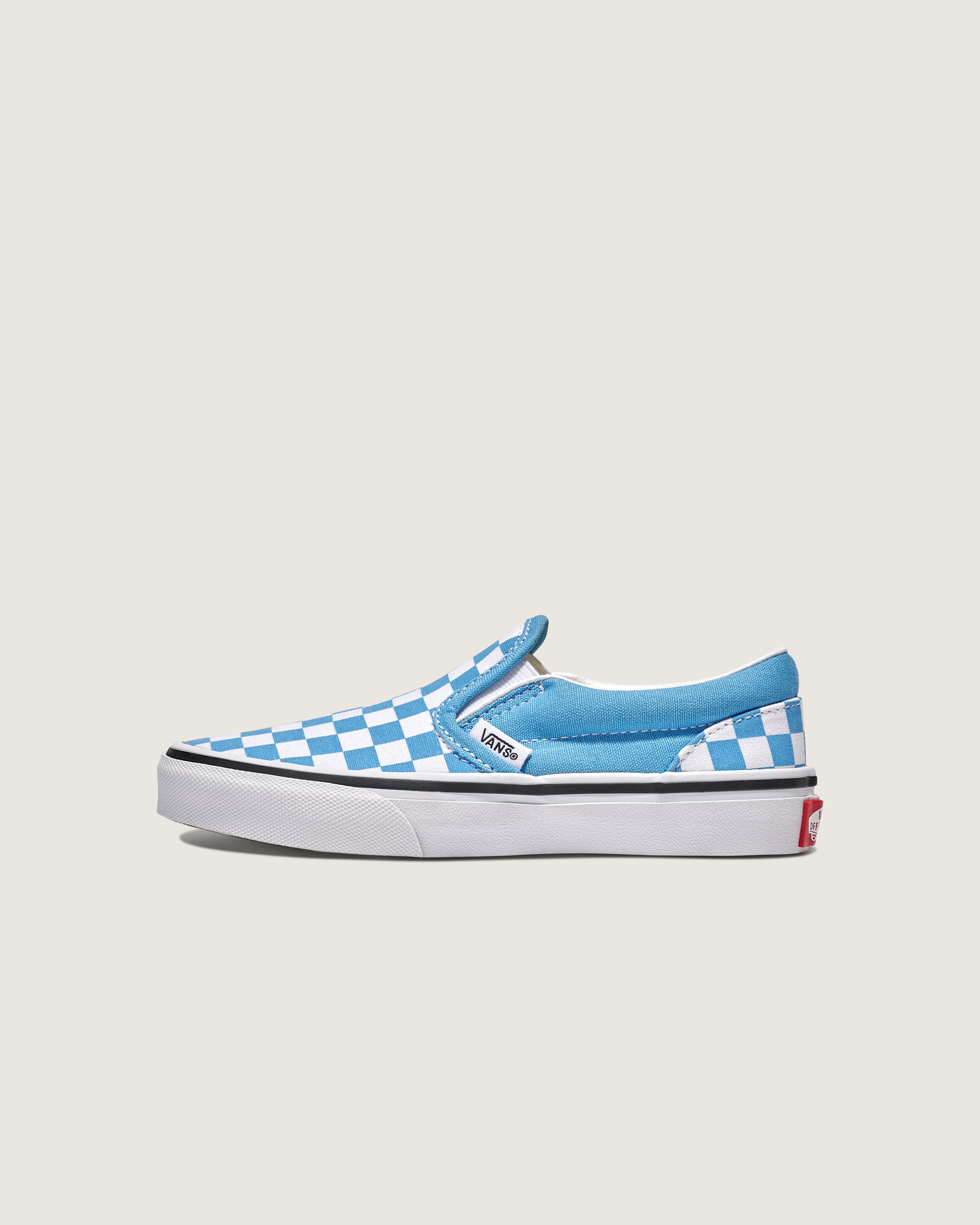 Chaussure Classic SlipOn  damier pour enfants petits VANS Jaune moutarde Heritage HERO