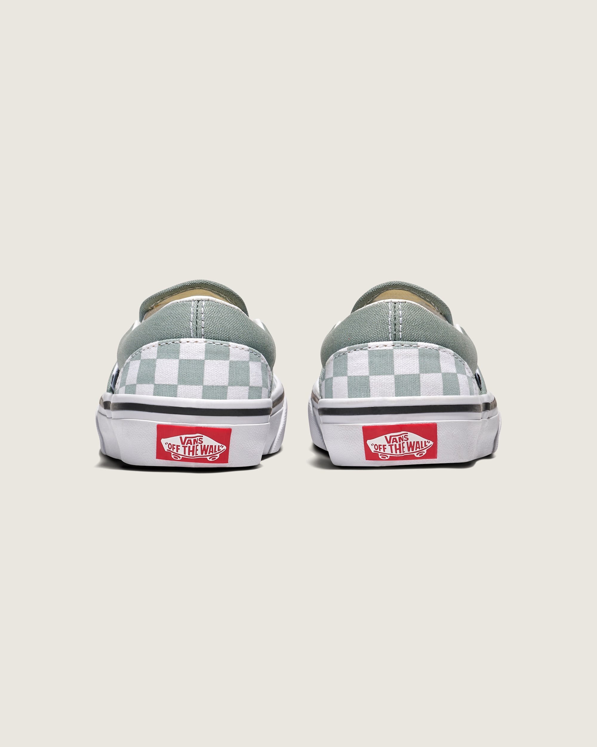Little Kids Classic SlipOn Checkerboard Shoe VANS Pure Grey  White ALT3