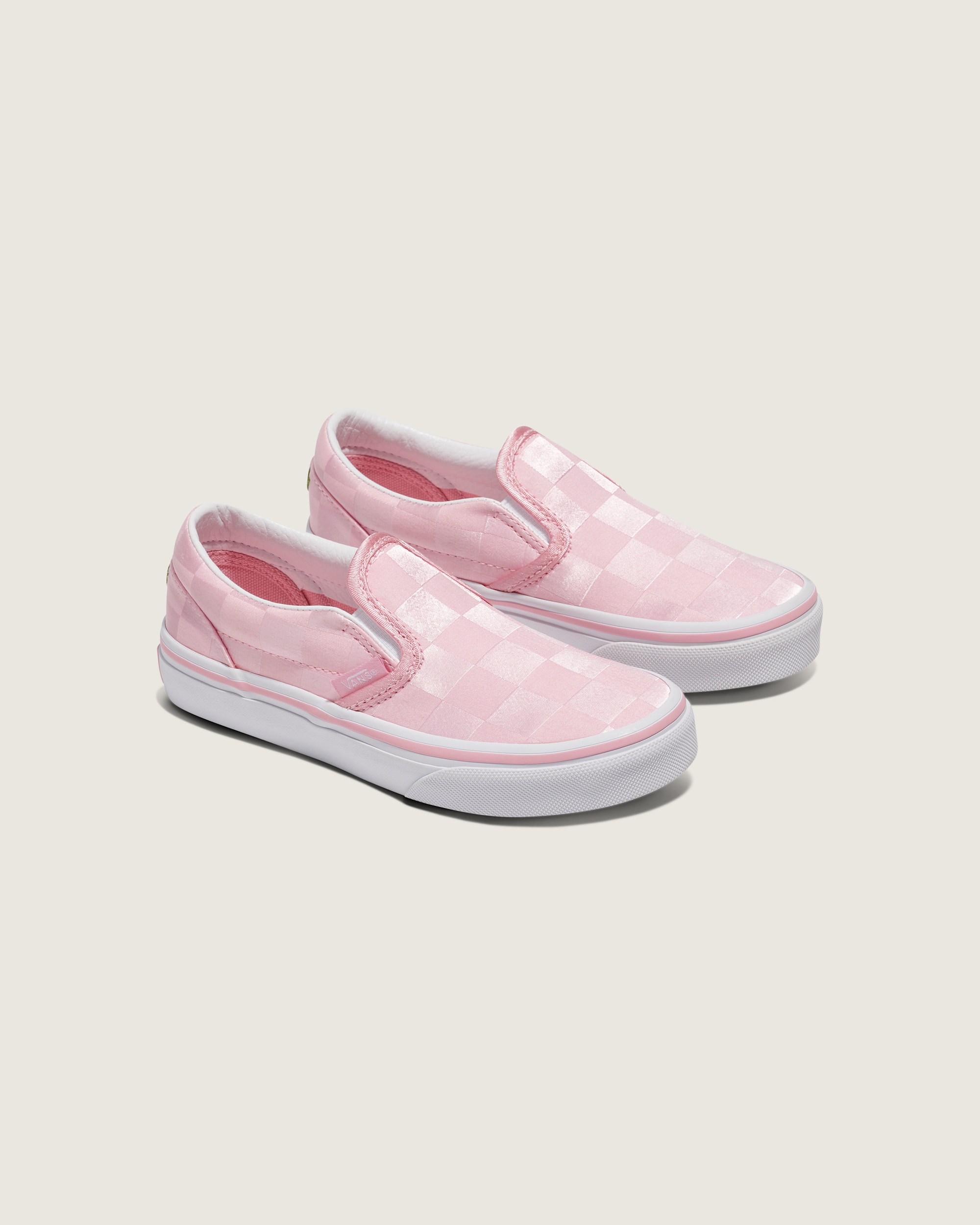 Little Kids Classic SlipOn Satin Shoe VANS Rose Pink ALT1