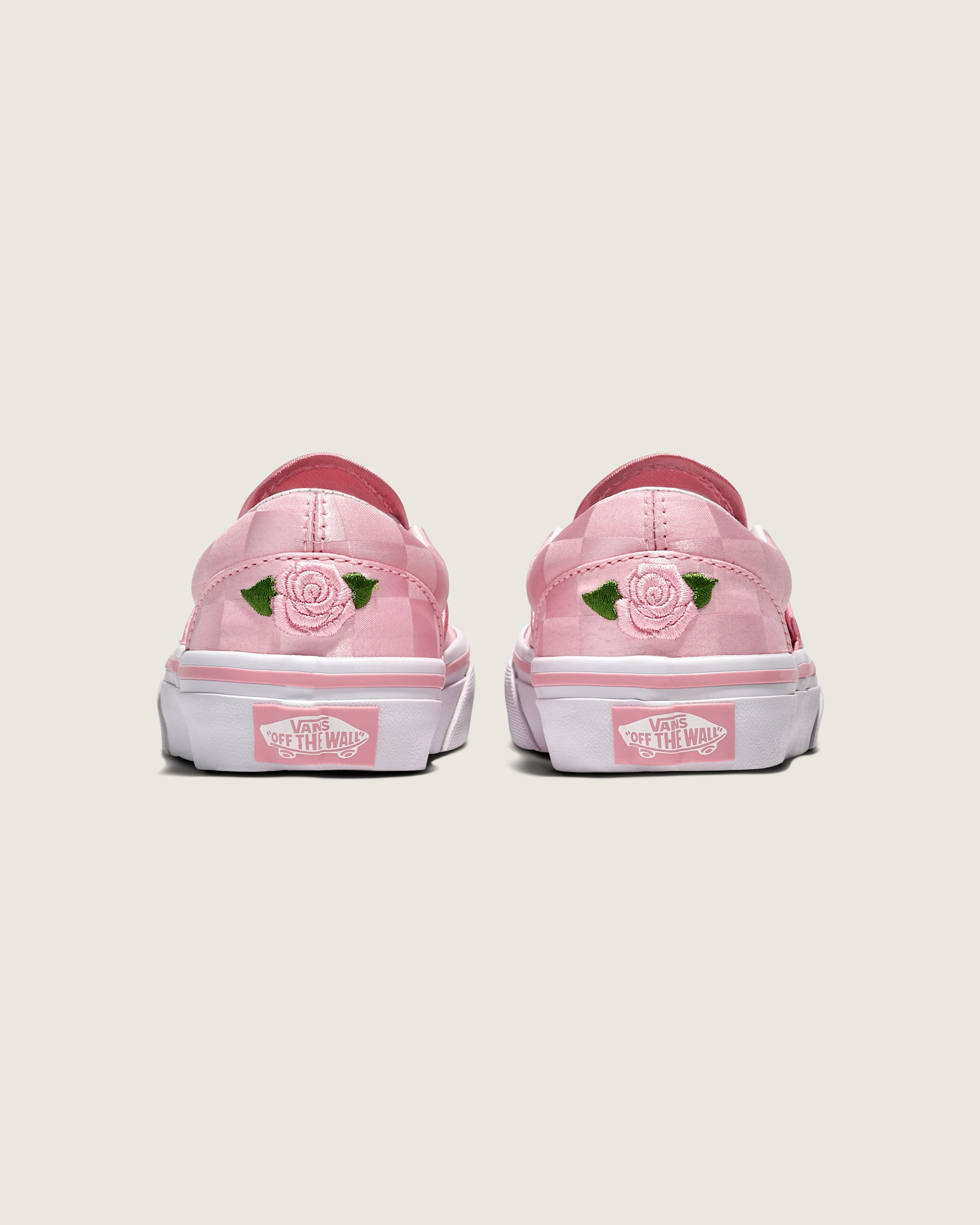 Little Kids Classic SlipOn Satin Shoe VANS Rose Pink ALT3