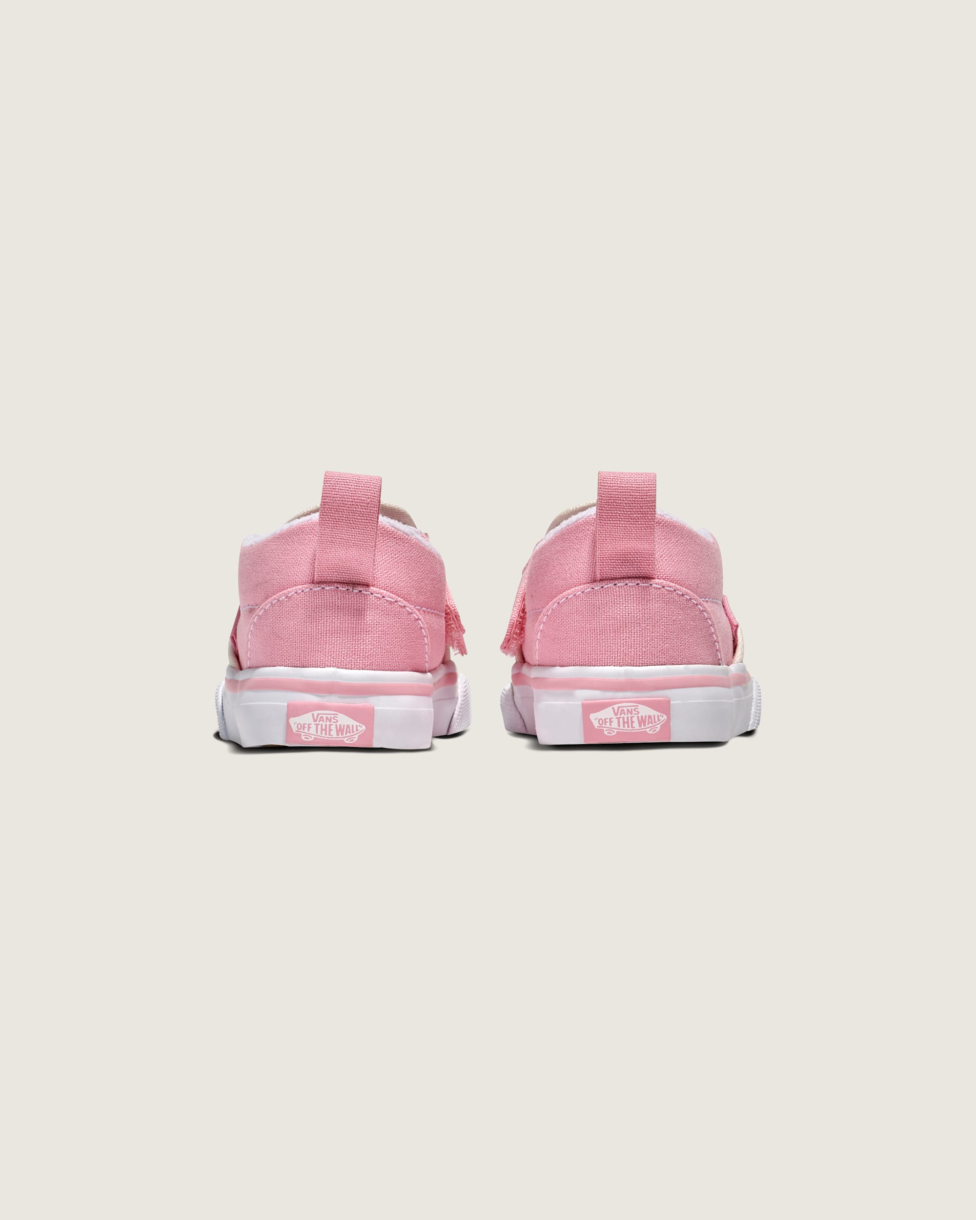 Toddler Classic SlipOn V Shoe VANS White  Pink ALT3