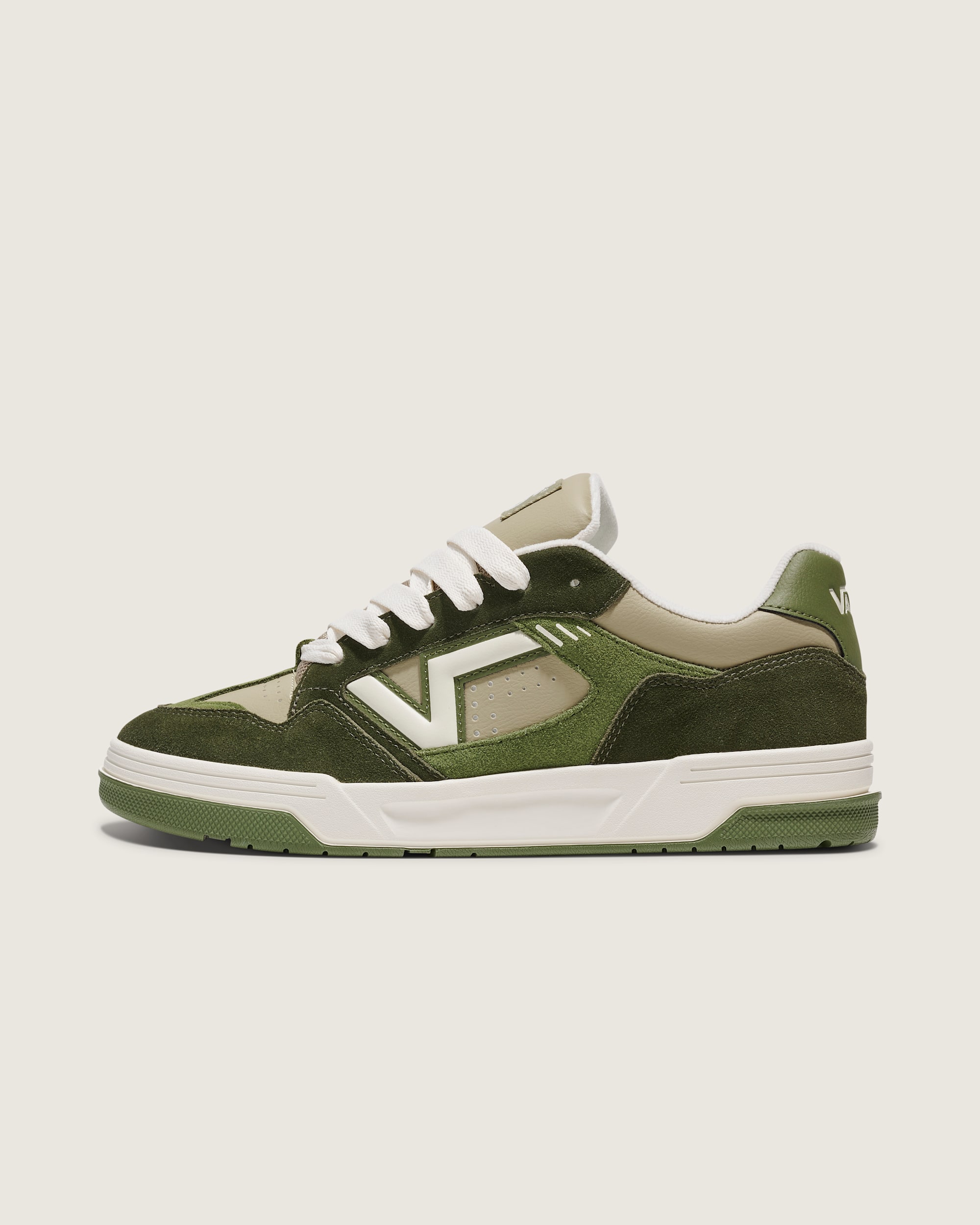 Upland Shoe VANS Green Tan Brown HERO