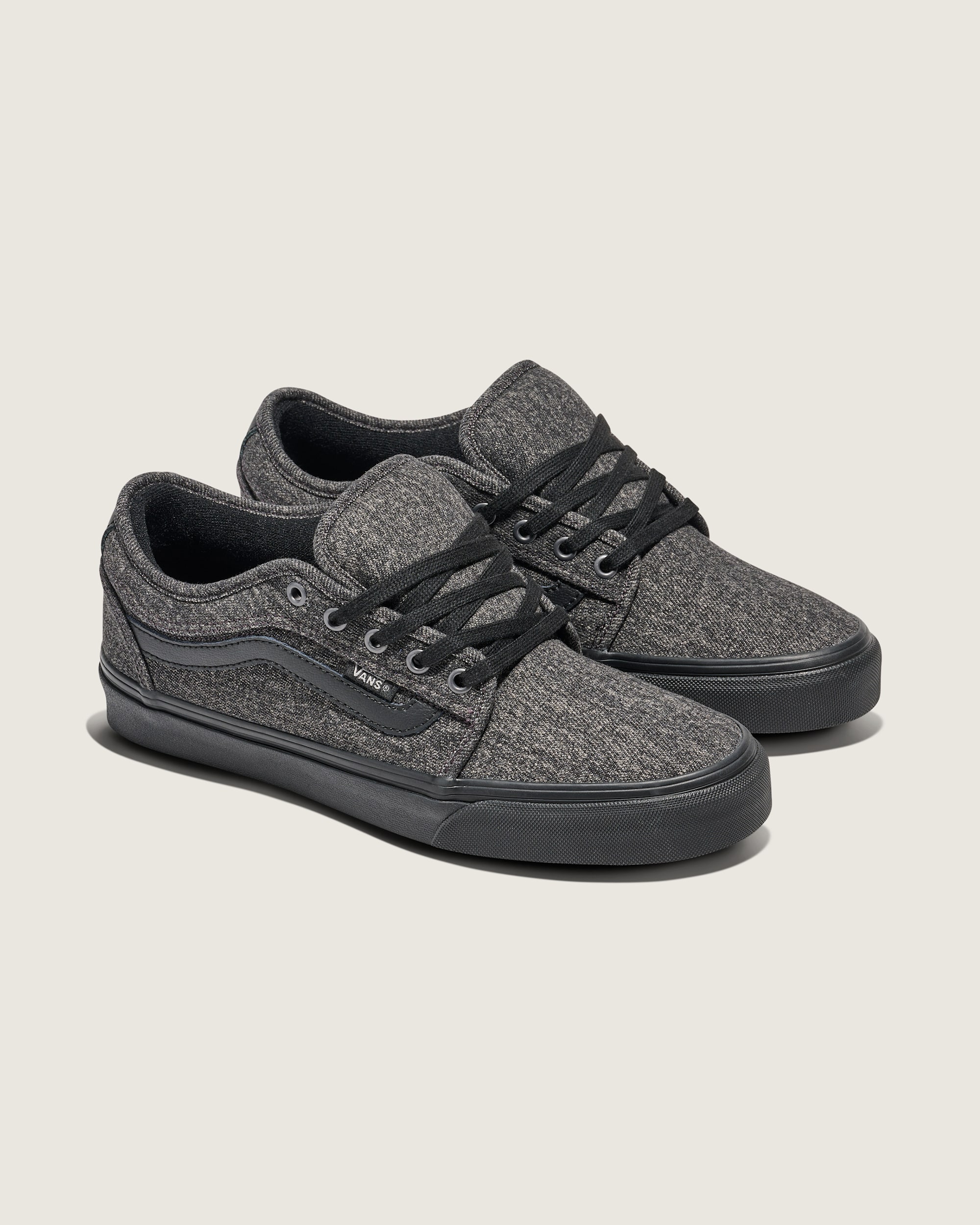 Skate Chukka Low Sidestripe Shoe VANS Charcoal Grey  Black ALT1