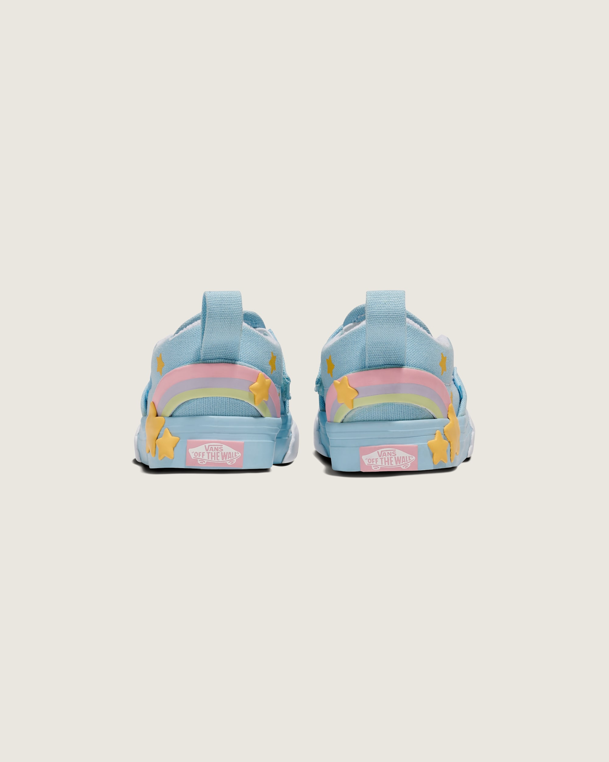 Toddler Classic SlipOn V Shoe VANS Blue  Yellow  Rainbow ALT3