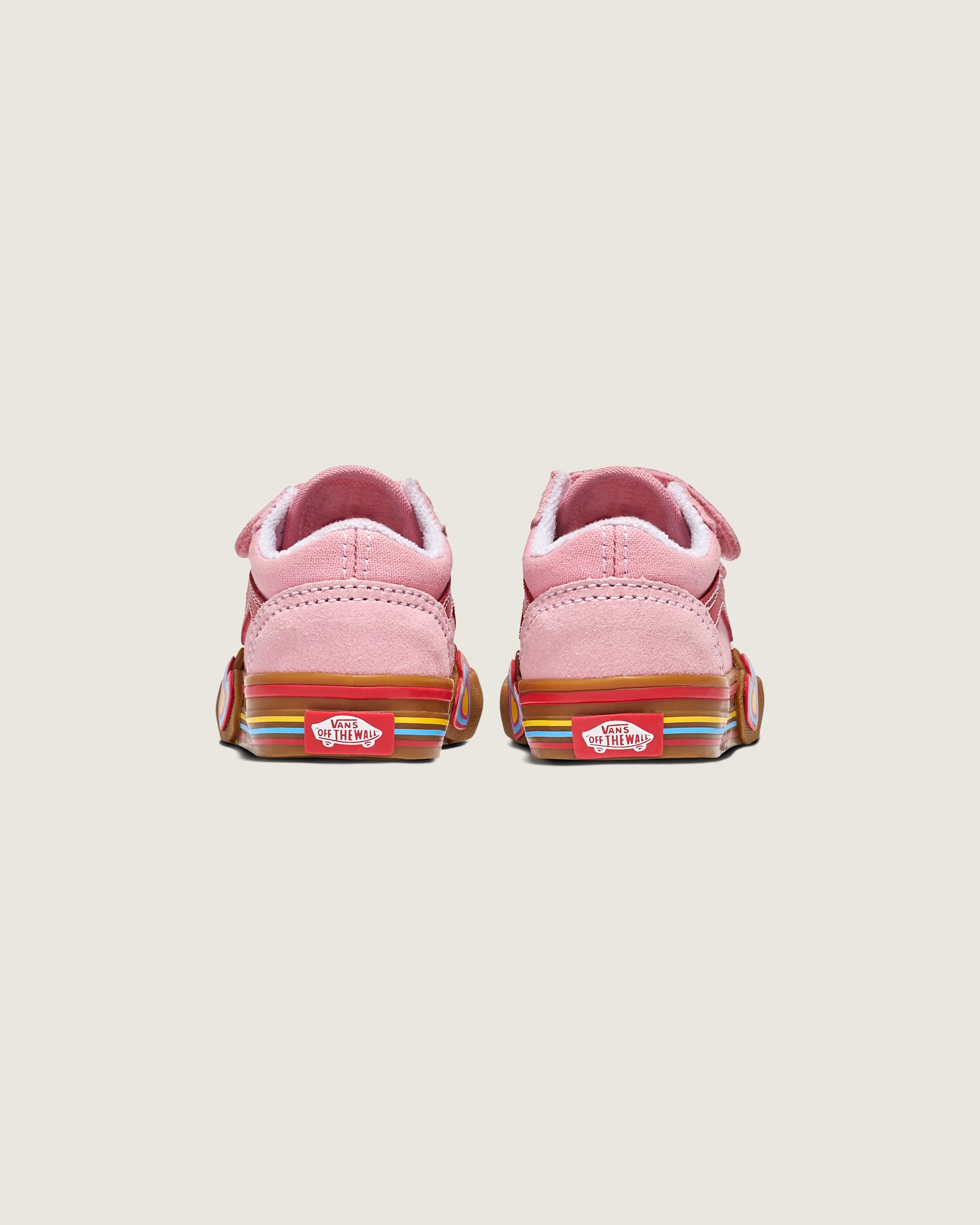 Toddler Old Skool V Shoe VANS Gum Pink ALT3
