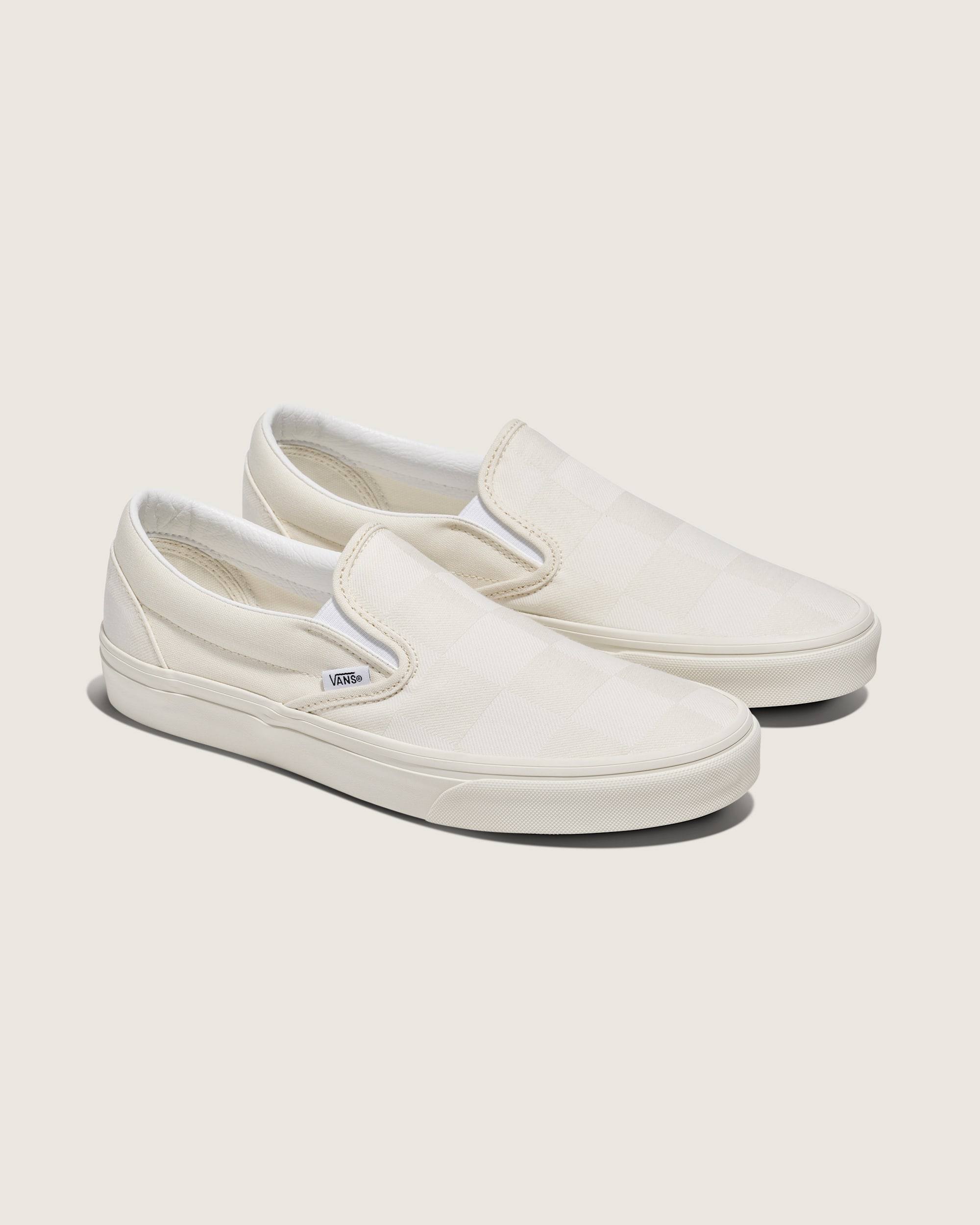Classic SlipOn Checkerboard Shoe VANS Marshamallow White ALT1