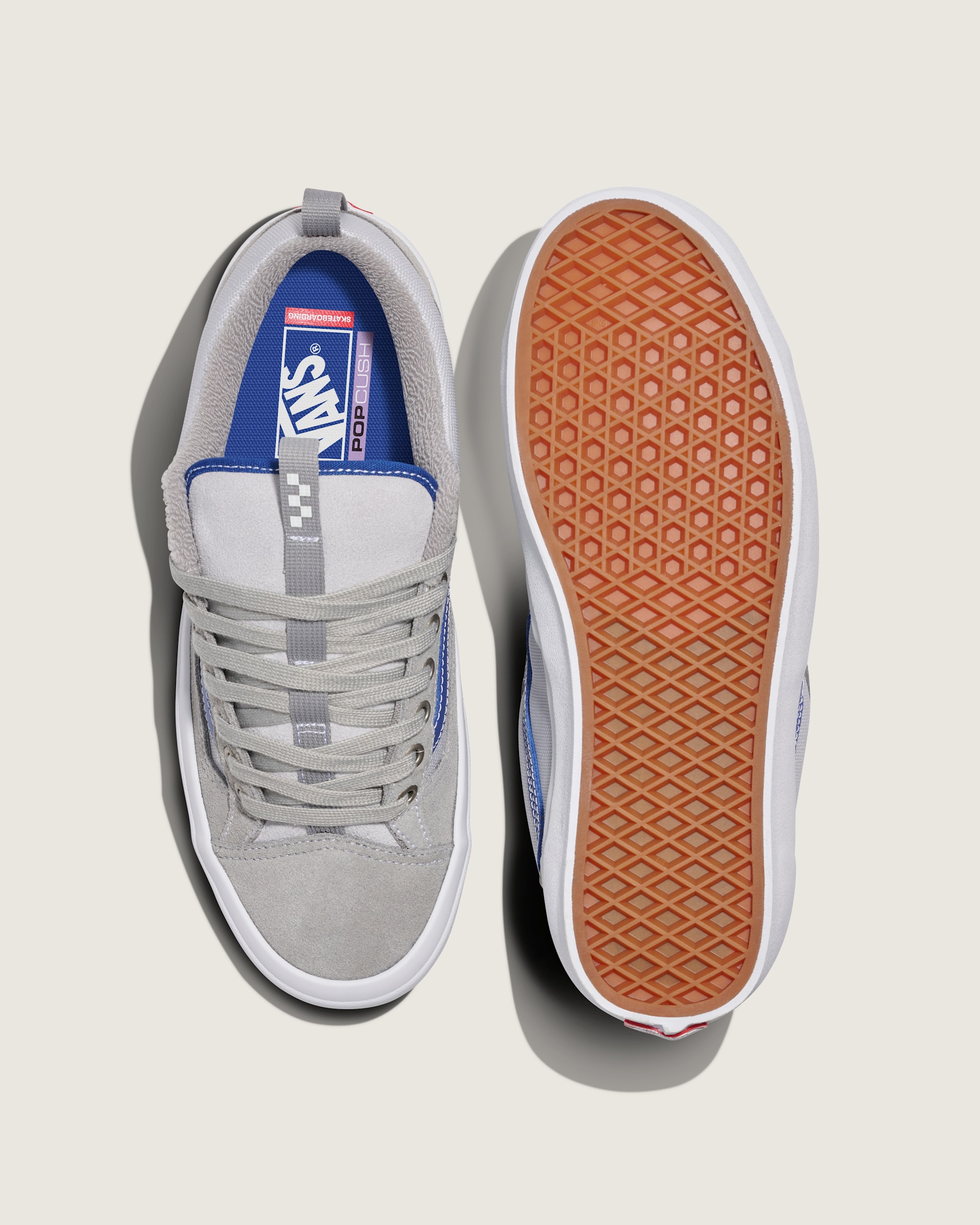 Skate Old Skool 36 Shoe VANS Grey  Blue ALT2