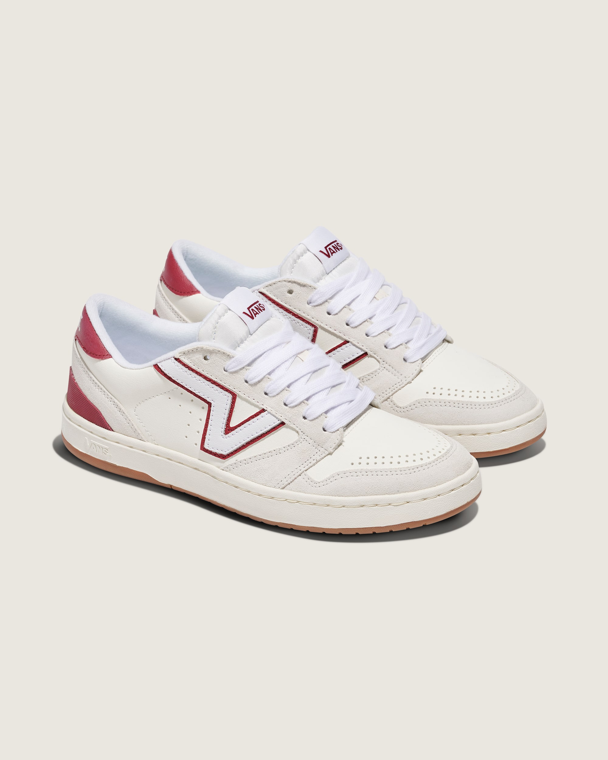 Lowland 20 Shoe VANS White  Red ALT1