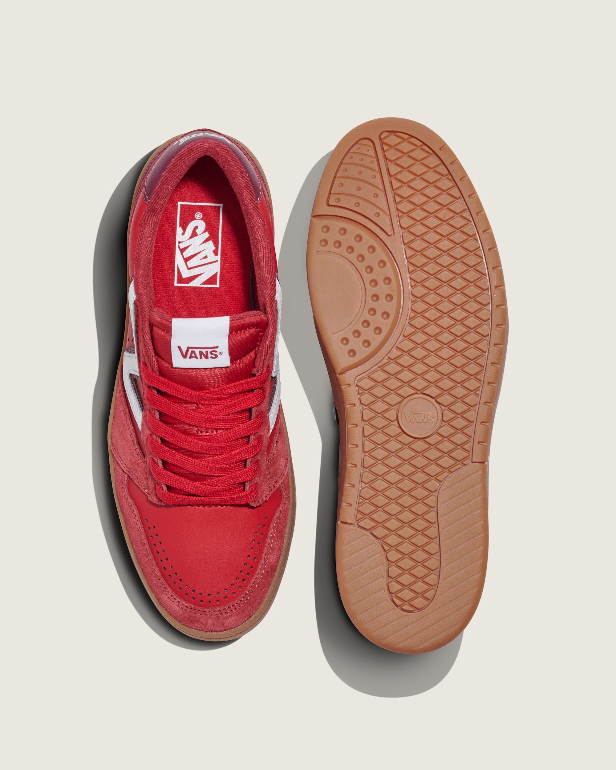 Lowland 20 Shoe VANS SunDried Tomato Red  Gum ALT2