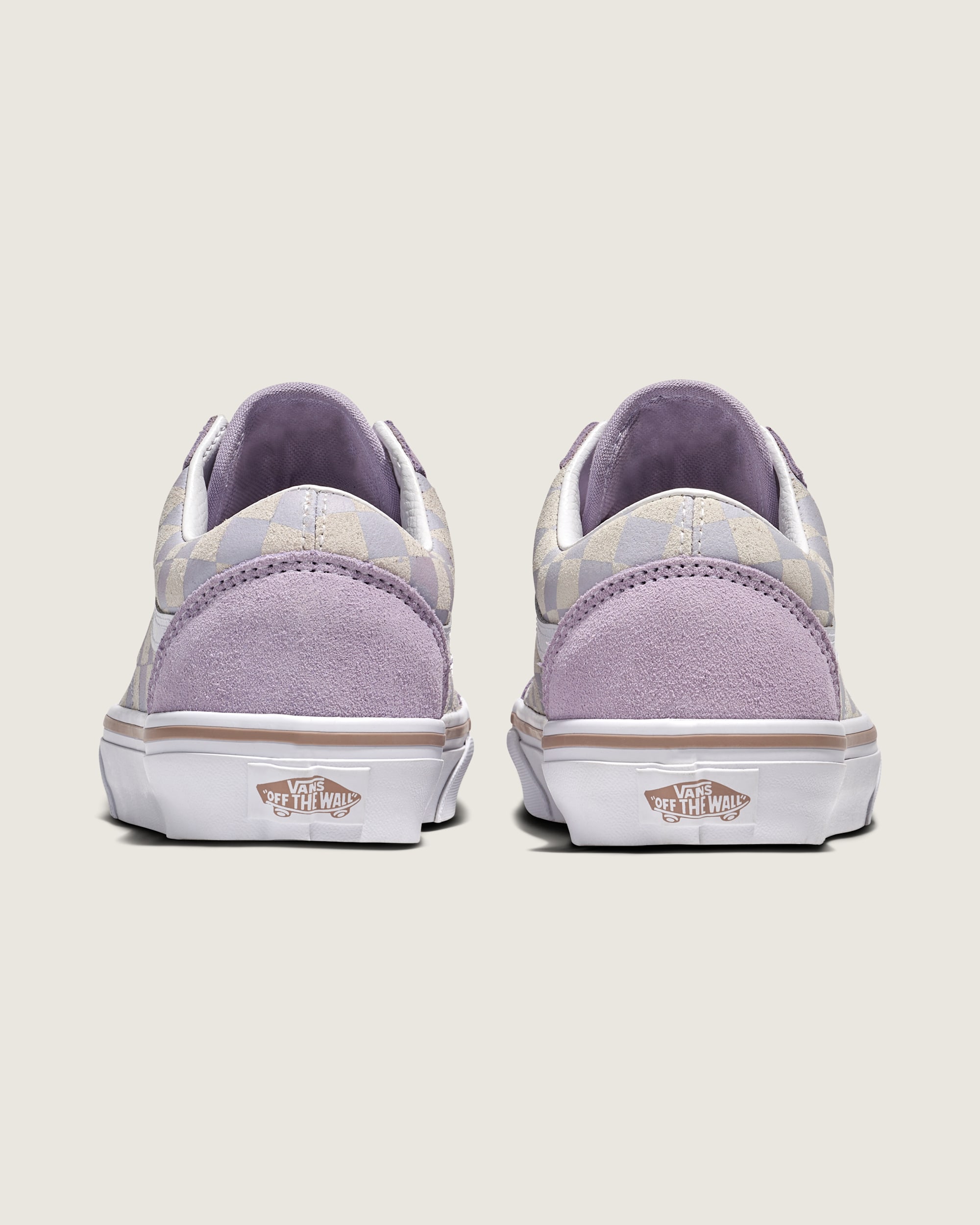 Old Skool Suede Checkerboard Shoe VANS Evening Haze Lavender Purple  Grey ALT3